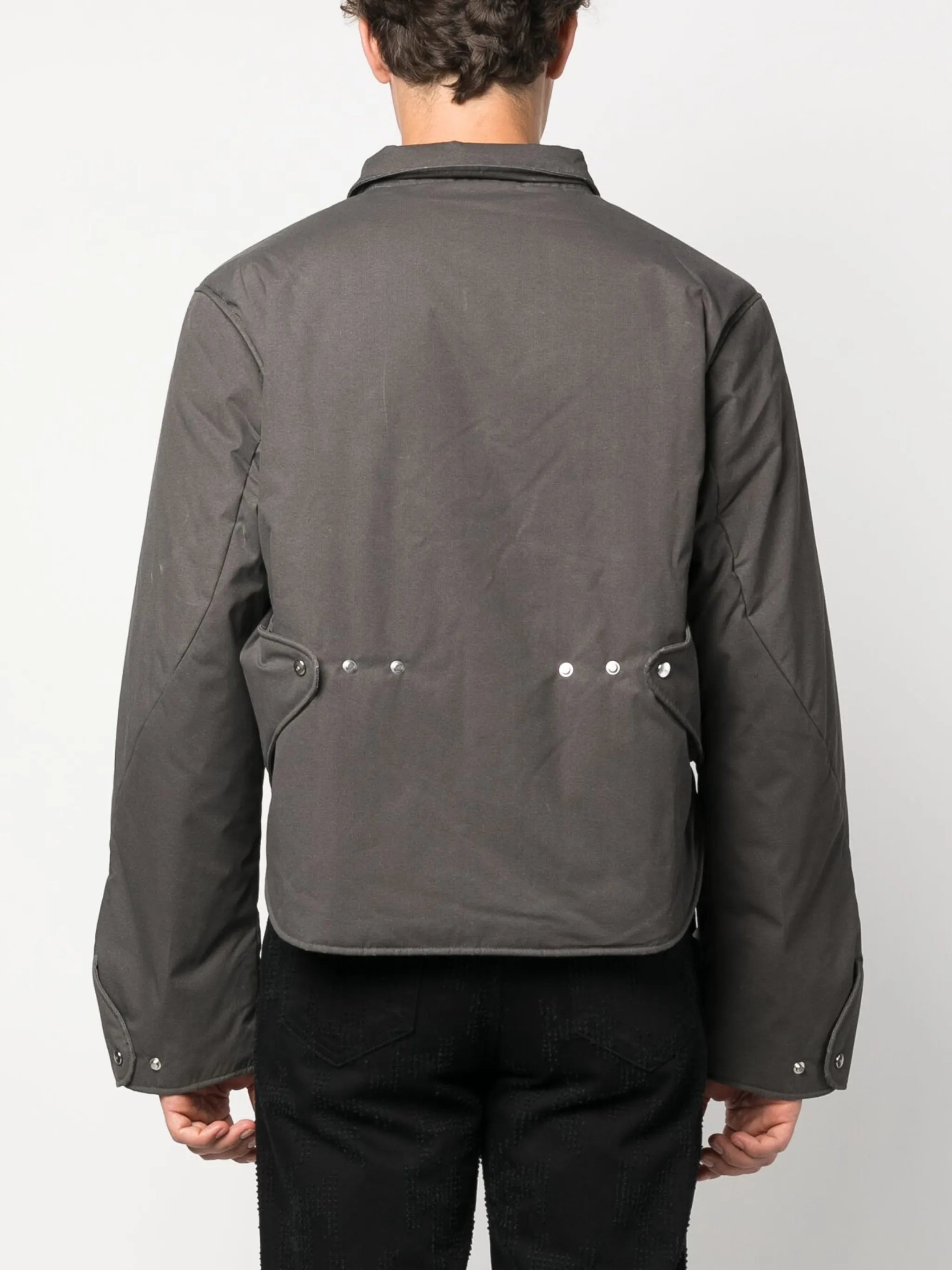 Concordance asymmetric padded jacket