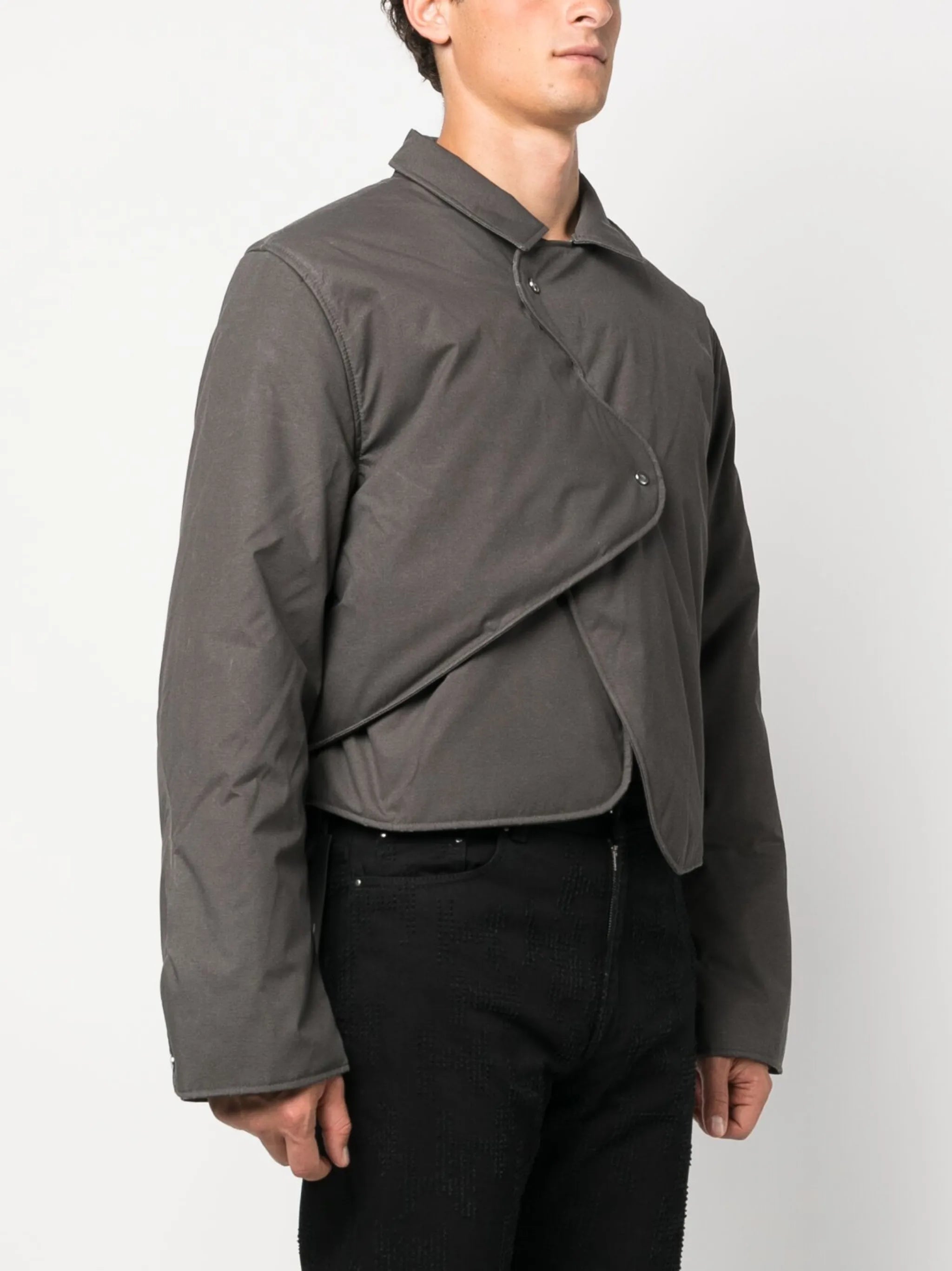 Concordance asymmetric padded jacket