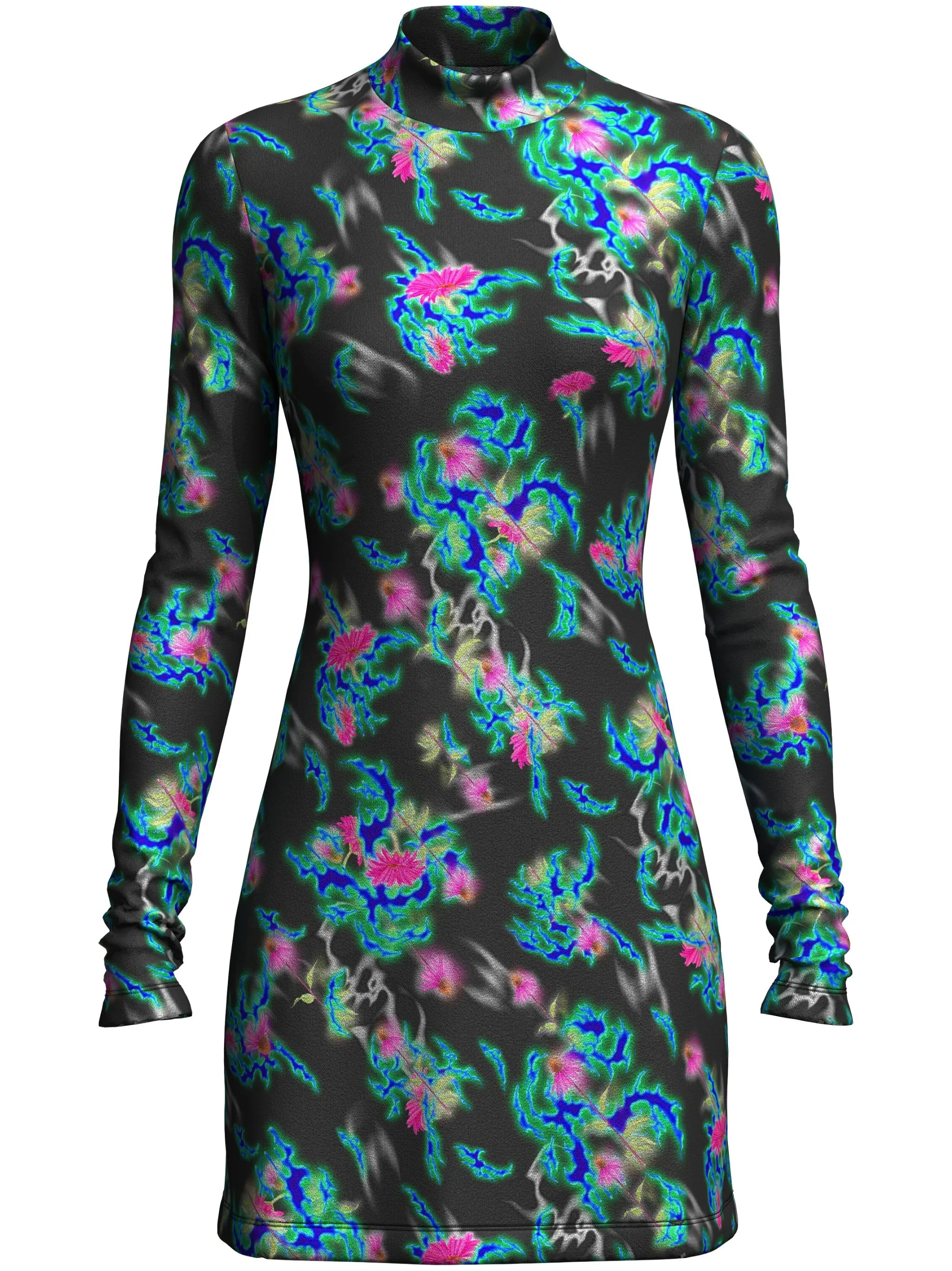 Genie abstract-print dress