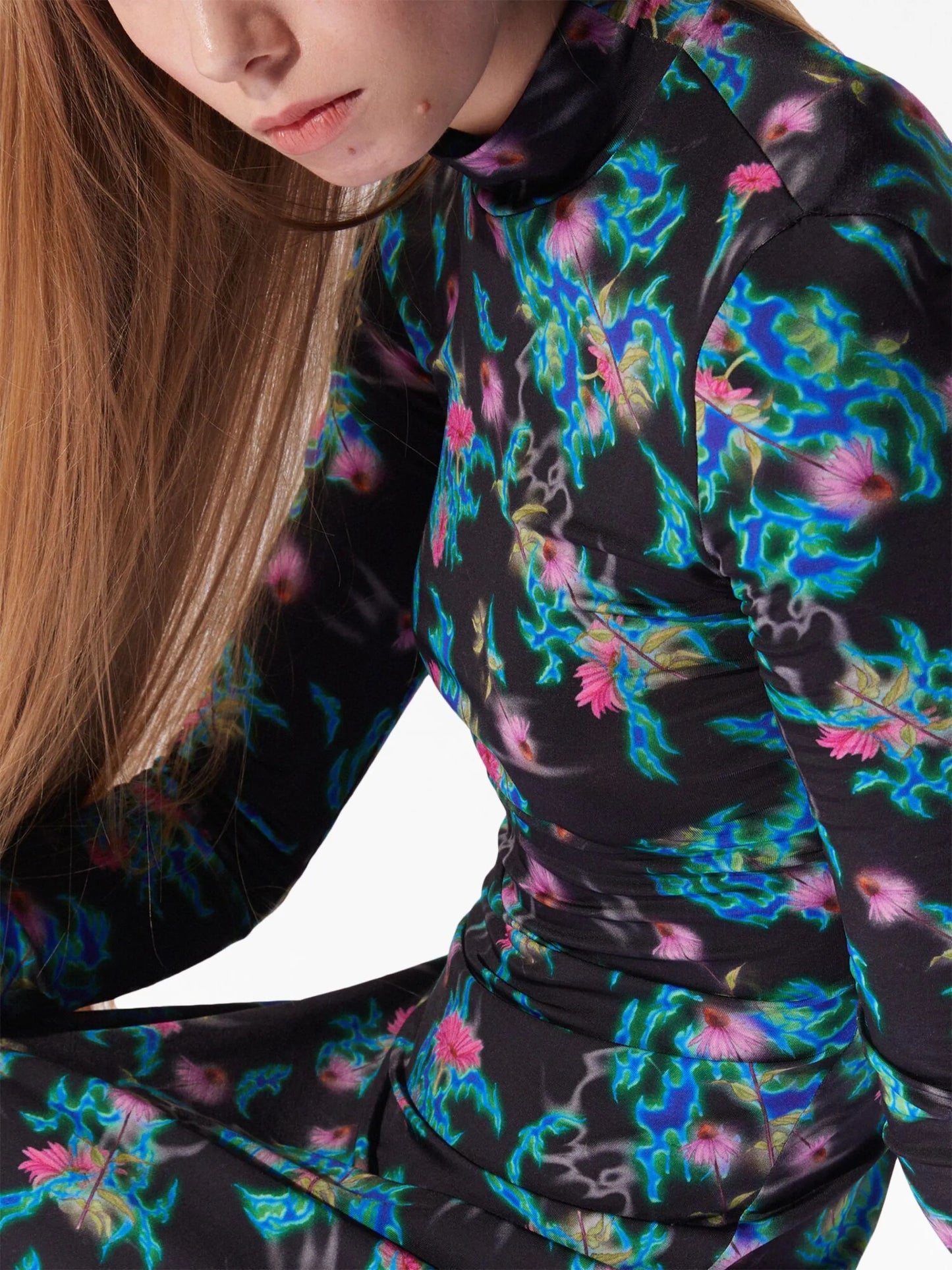 Genie abstract-print dress