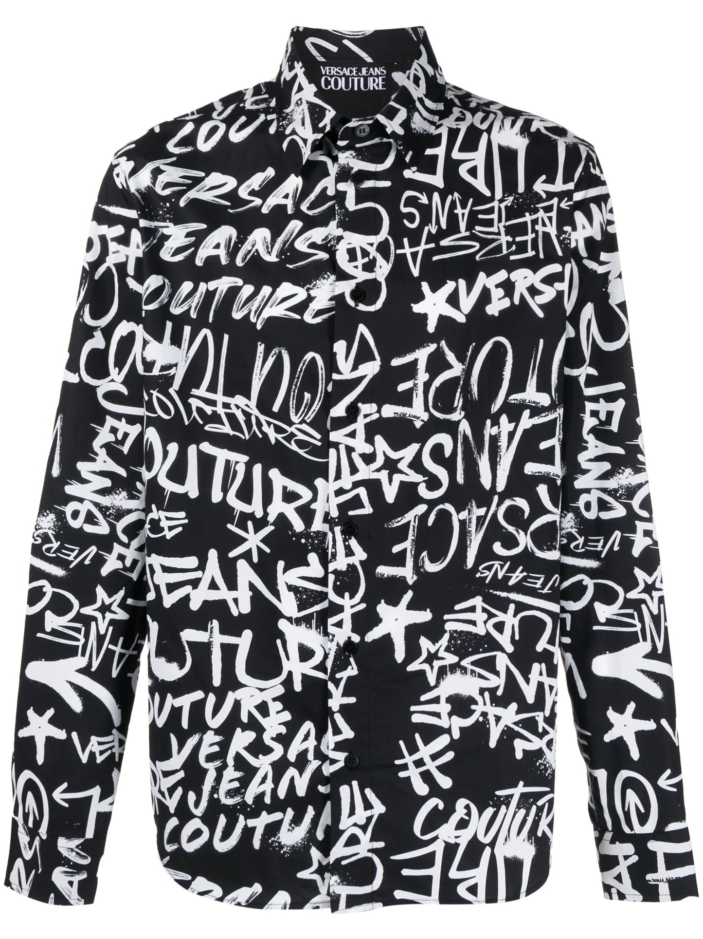 logo-print cotton shirt