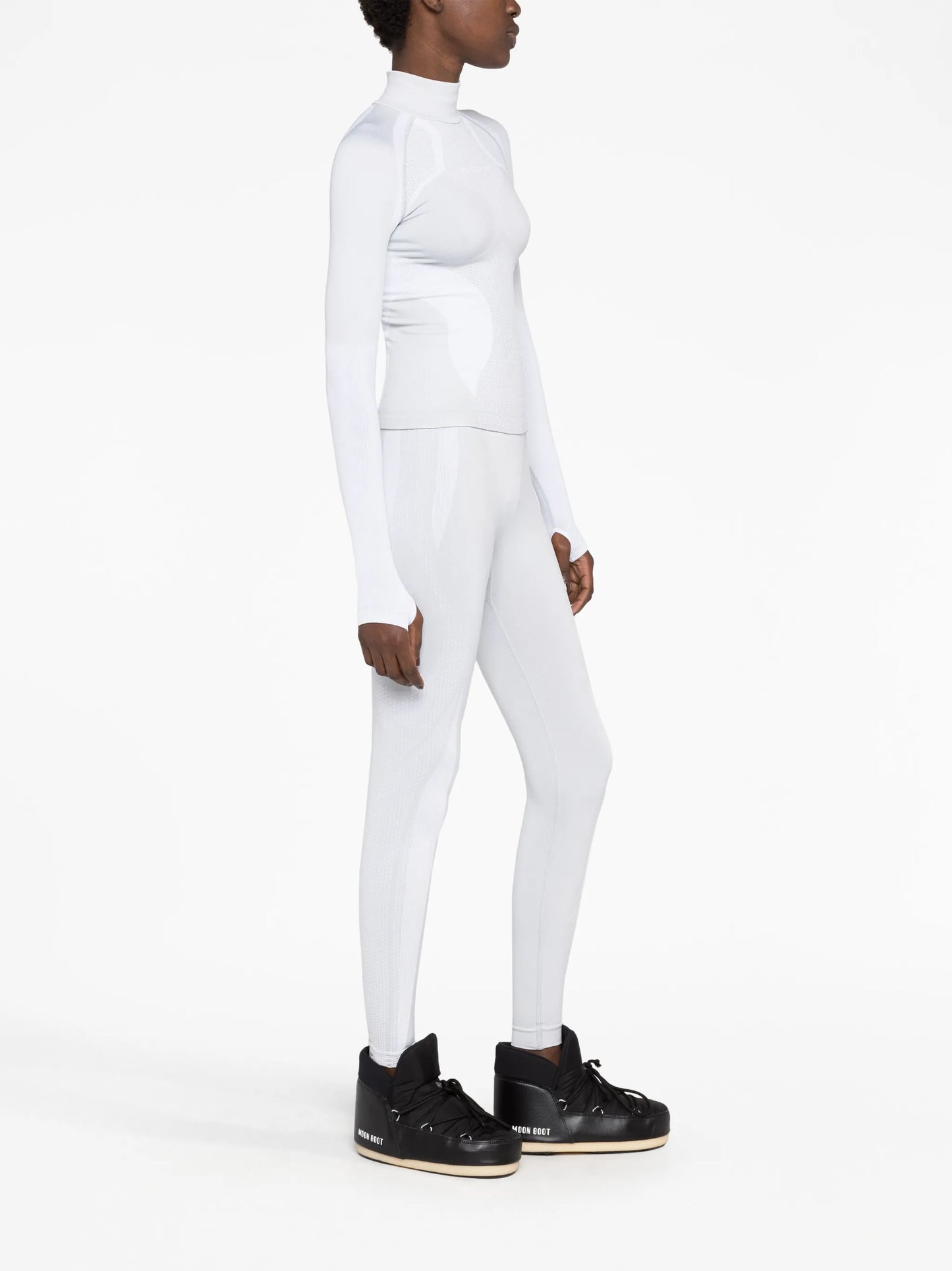 logo-waist ski leggings
