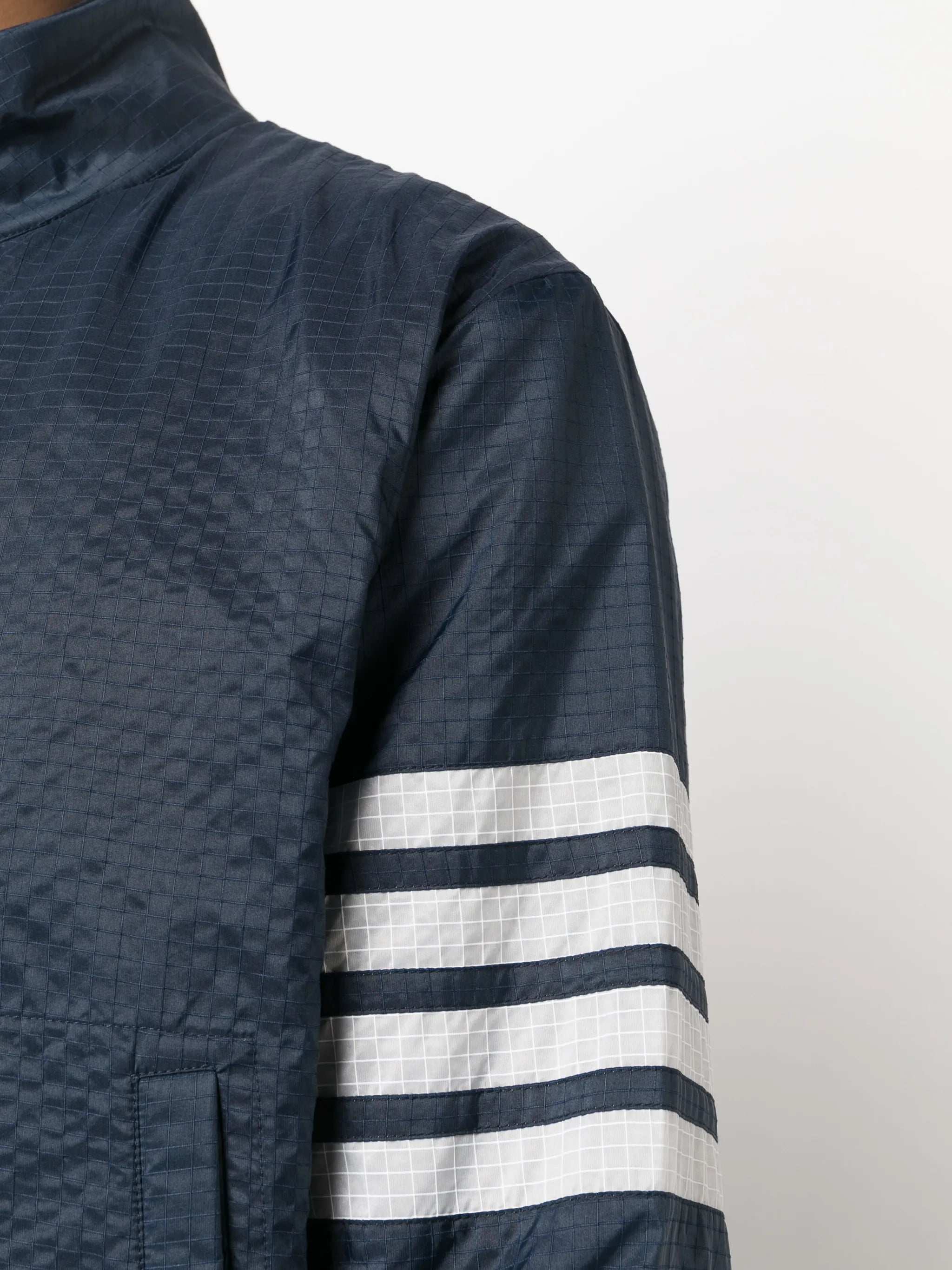 4-Bar stripe ripstop jacket