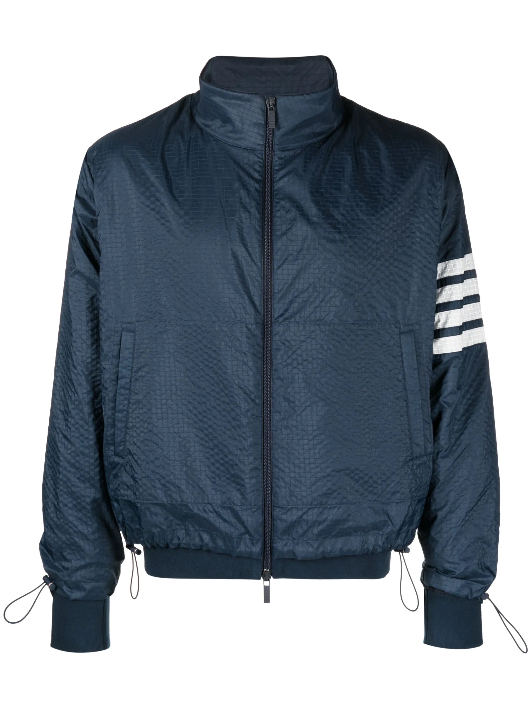 4-Bar stripe ripstop jacket