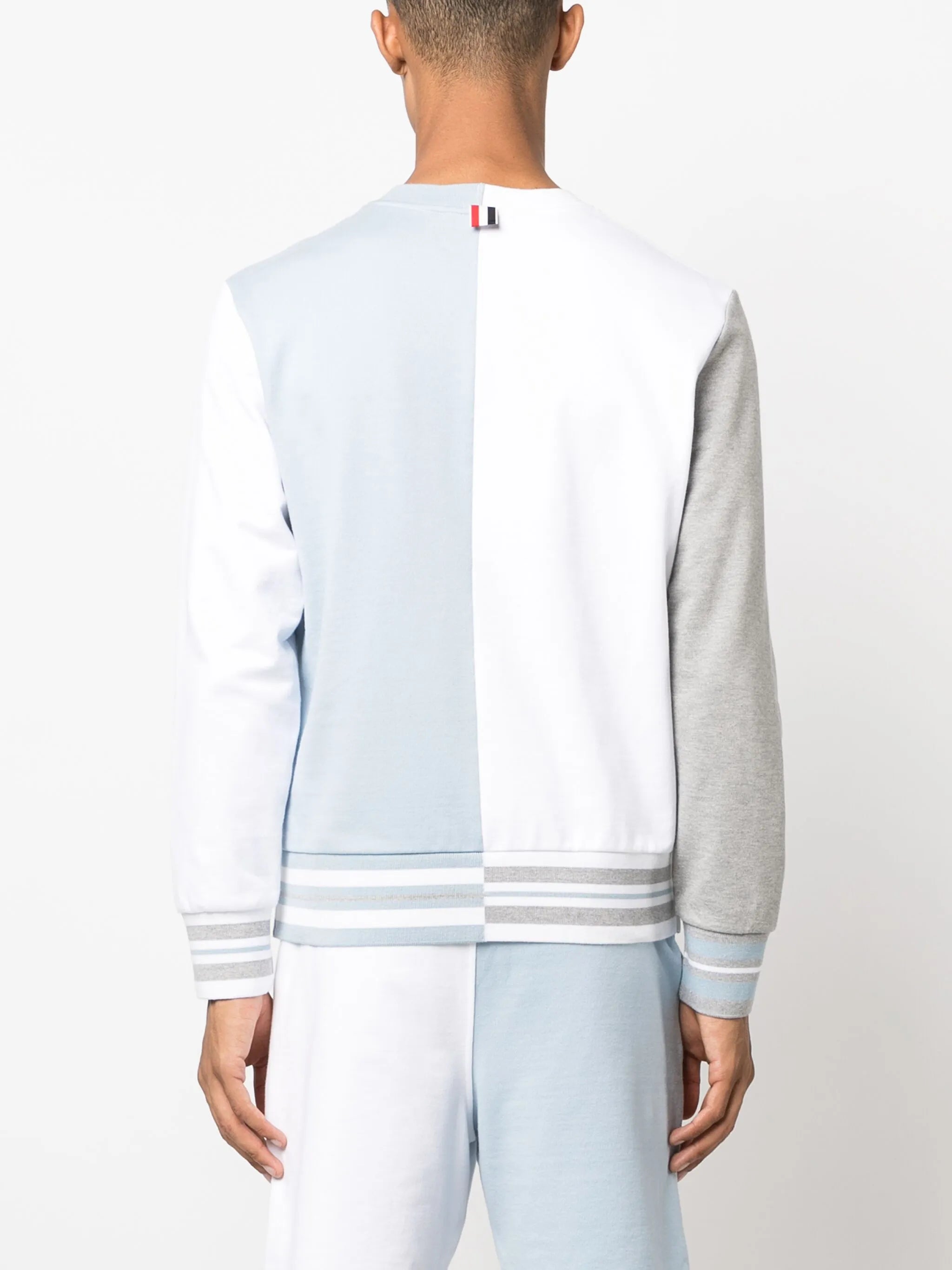 Funmix colour-block cotton sweatshirt