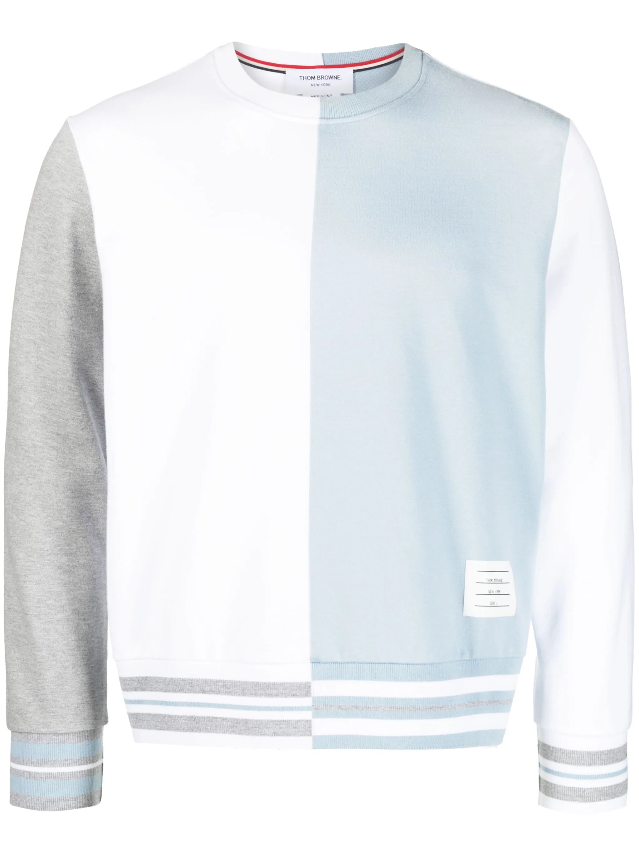 Funmix colour-block cotton sweatshirt