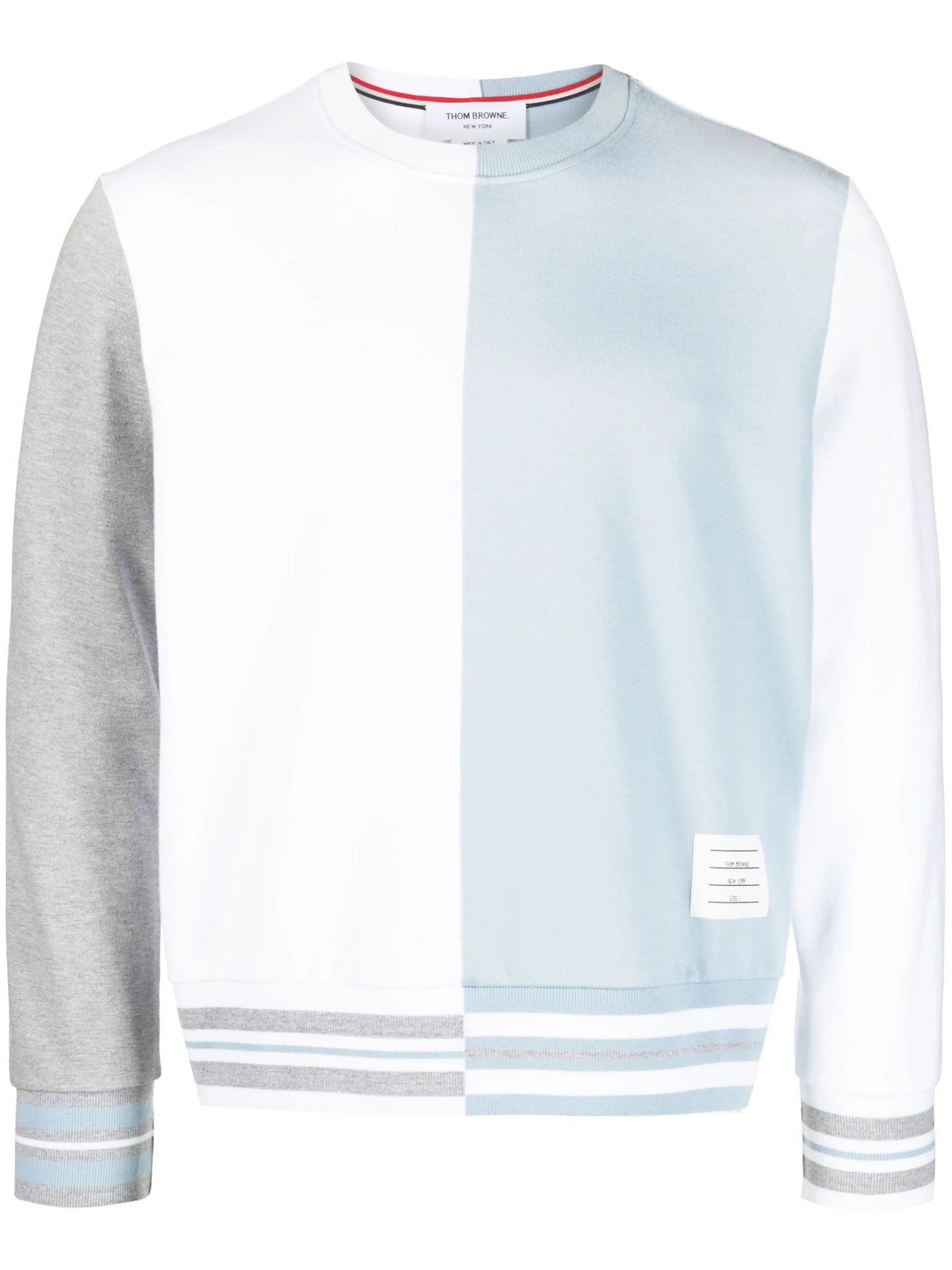 Funmix colour-block cotton sweatshirt