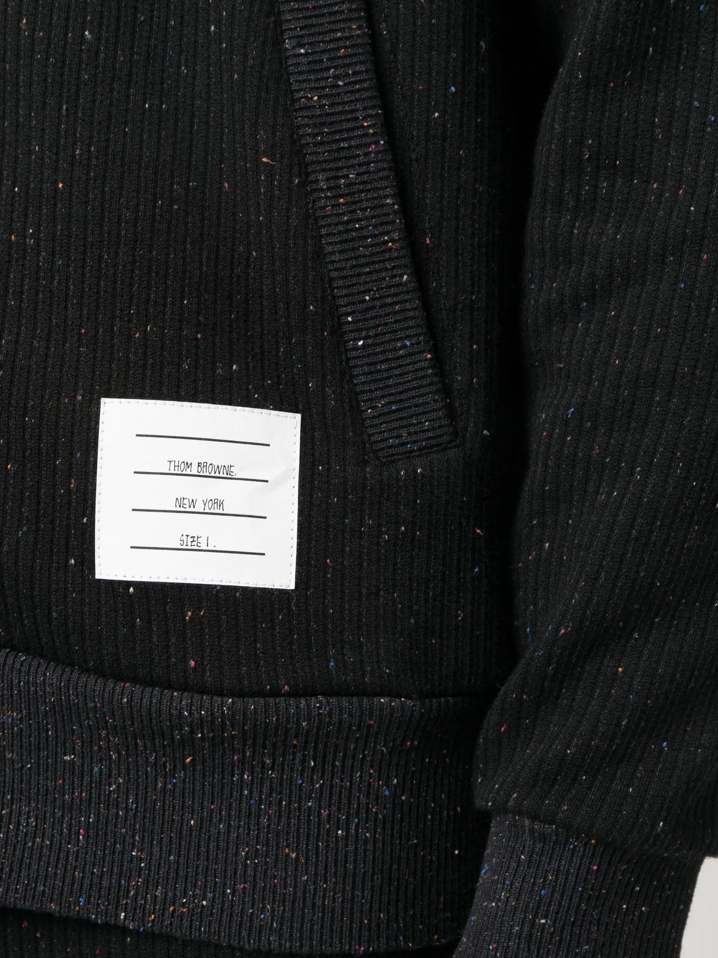 4-Bar stripe zip-up hoodie