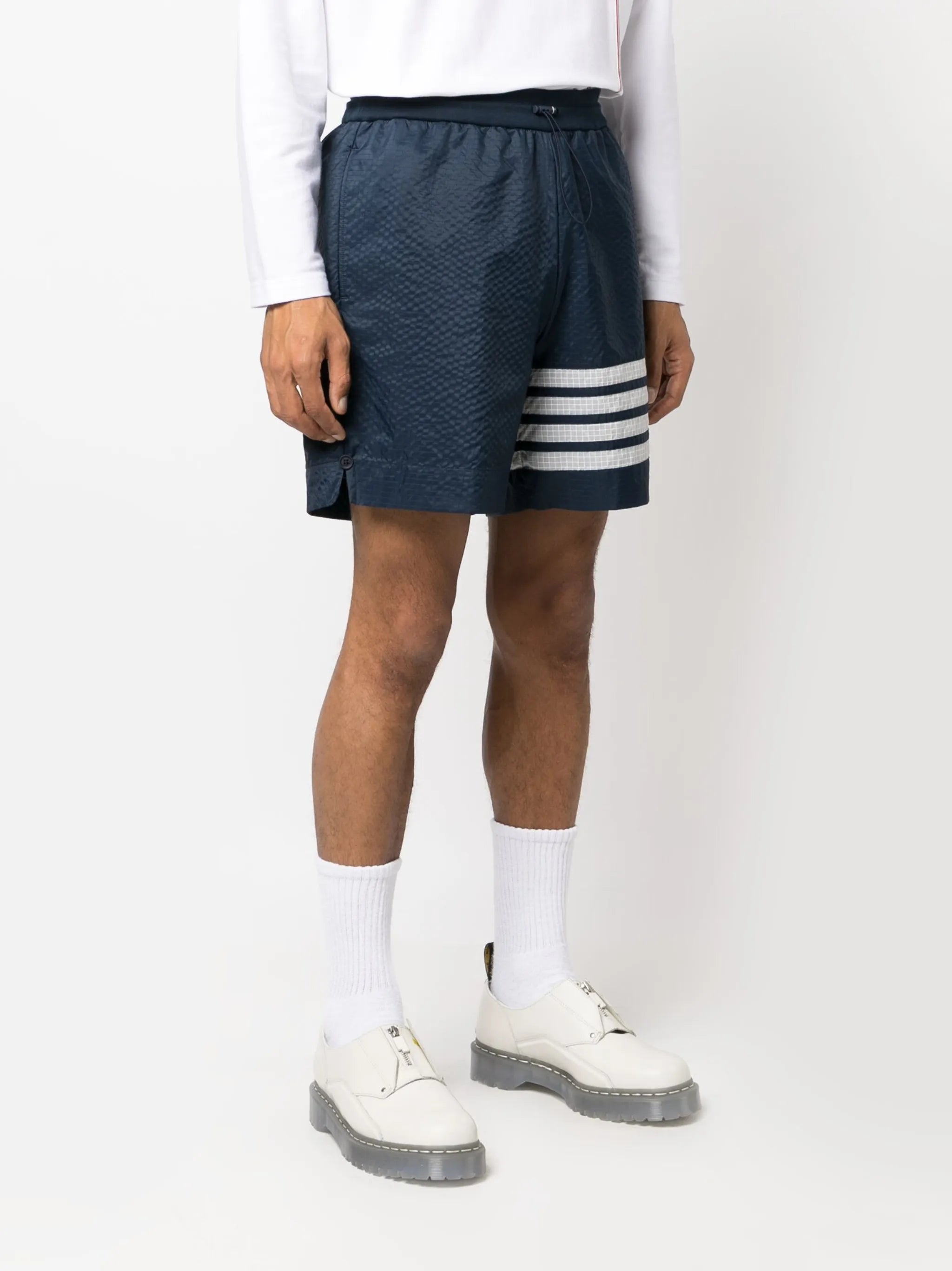 4-Bar stripe track shorts