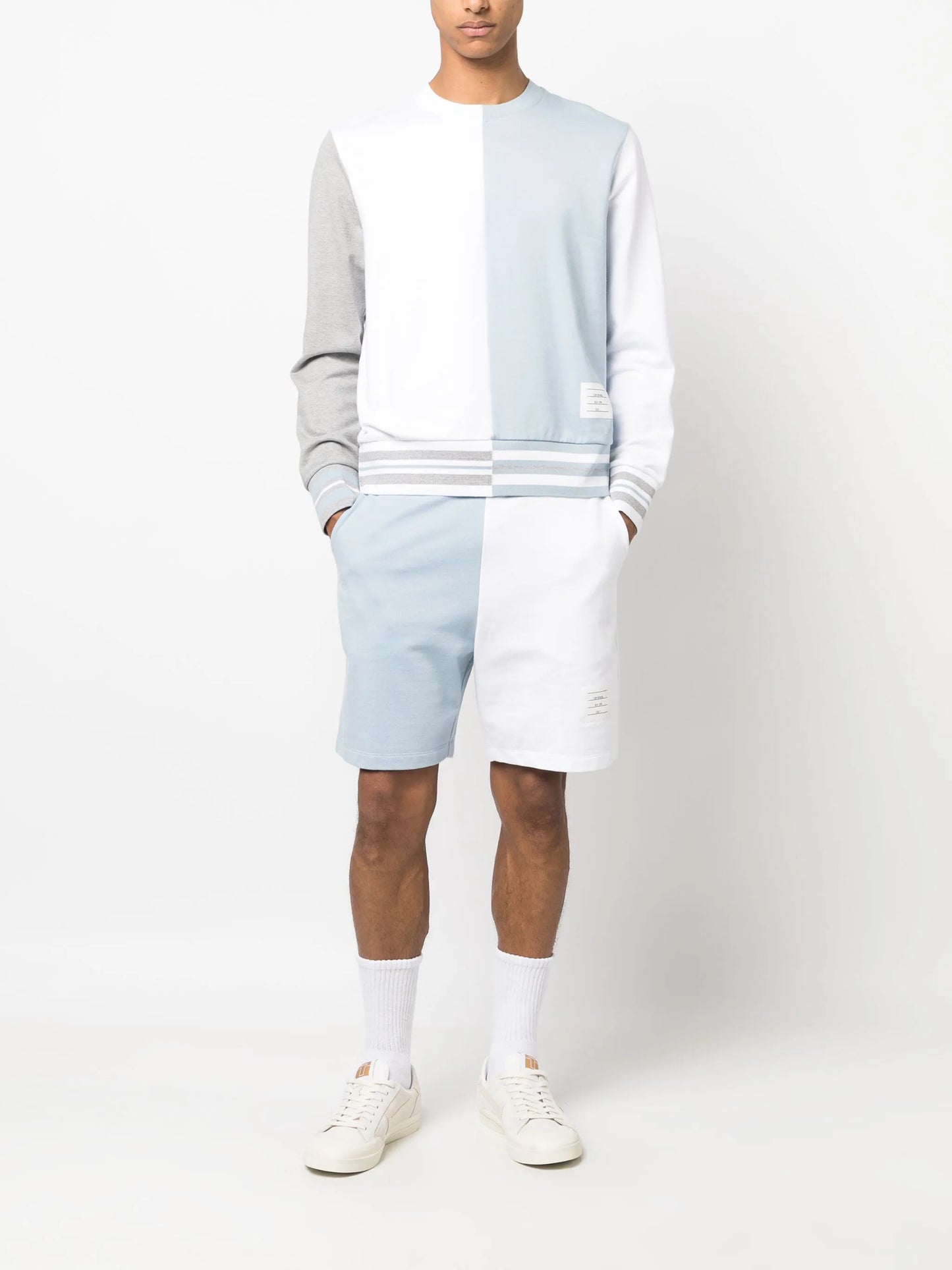 Funmix colour-block shorts