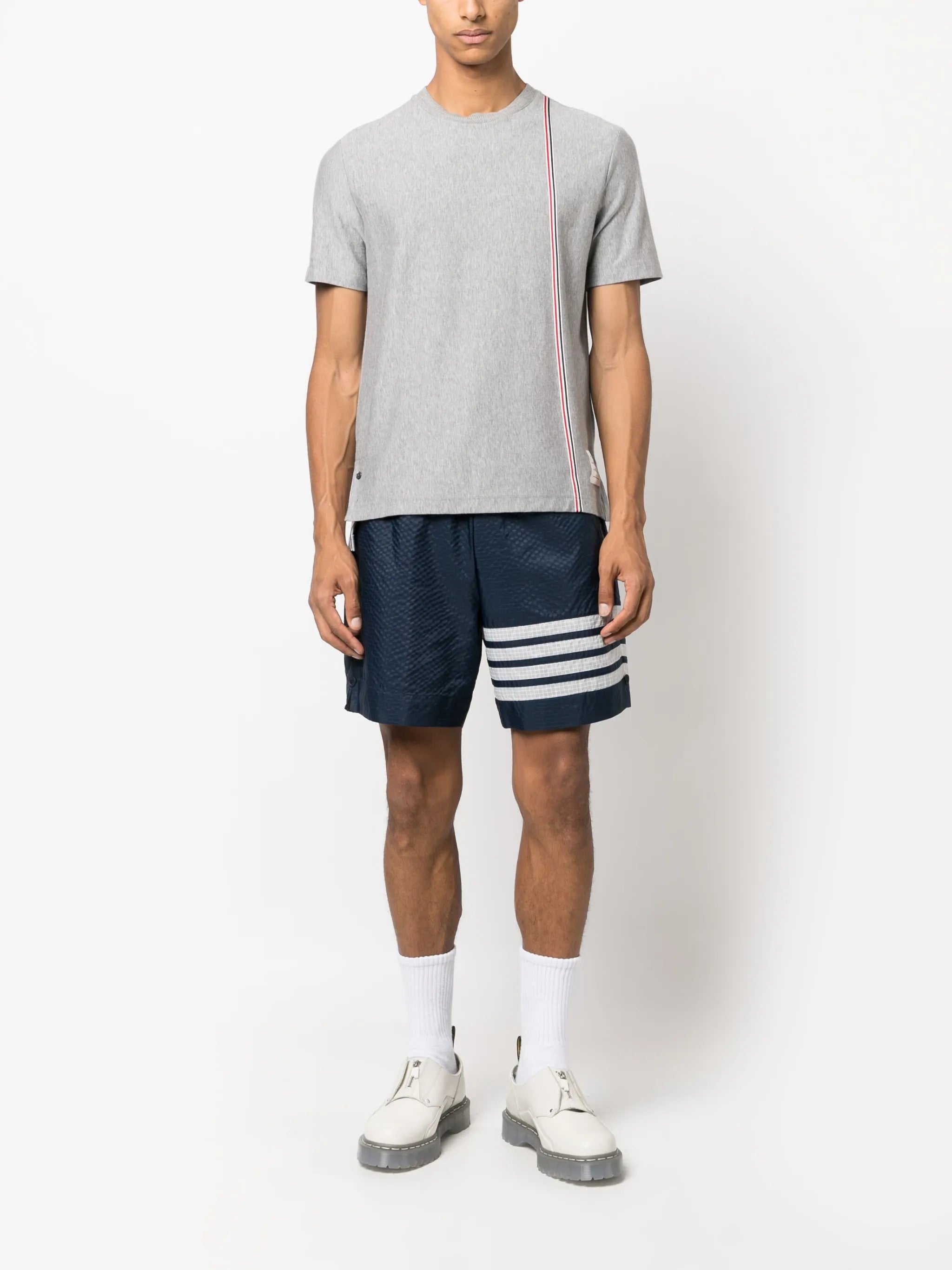 RWB stripe cotton T-shirt