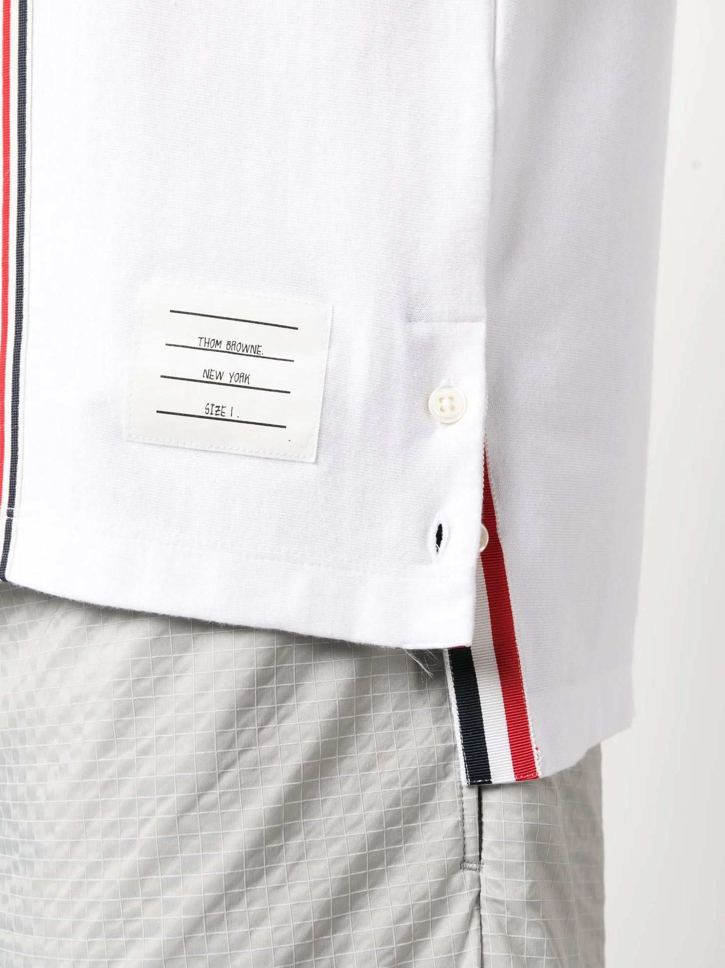 RWB stripe cotton T-shirt