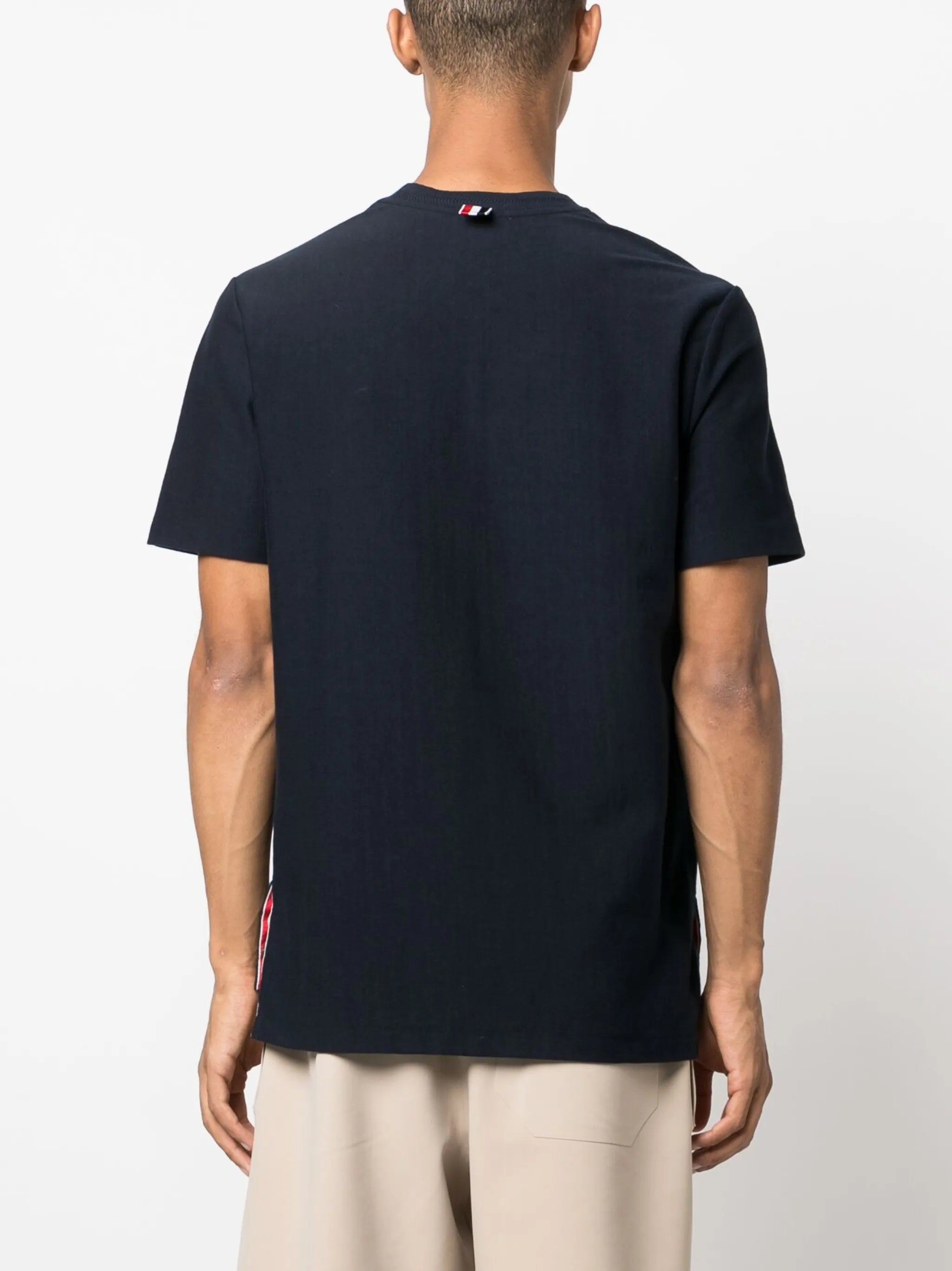 RWB stripe cotton T-shirt