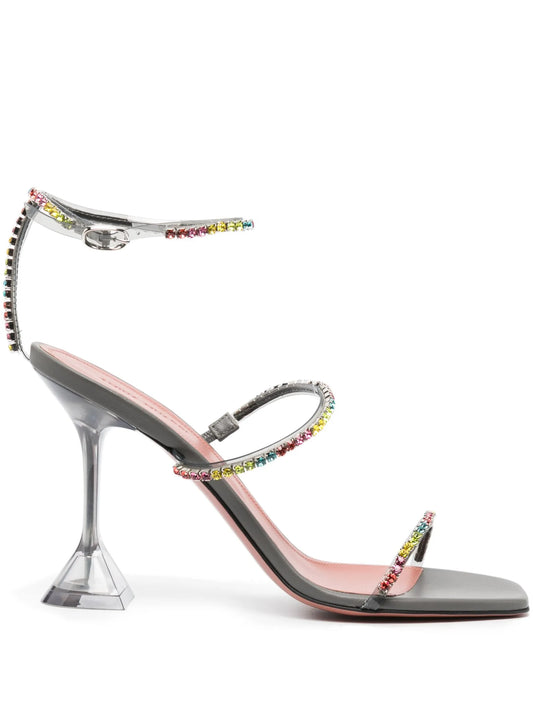 Gilda 95mm crystal-embellished sandals