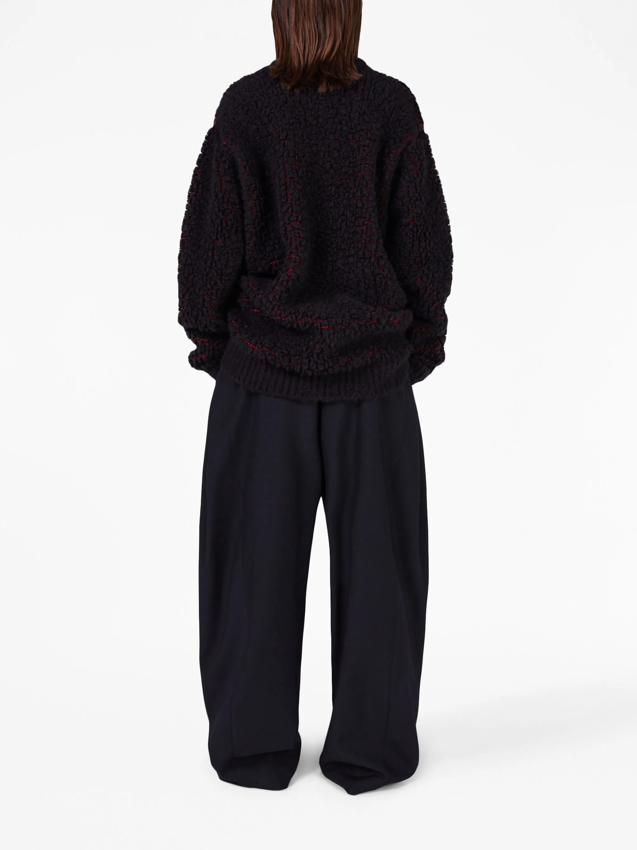 Pixel Horse jaquard wool jumper