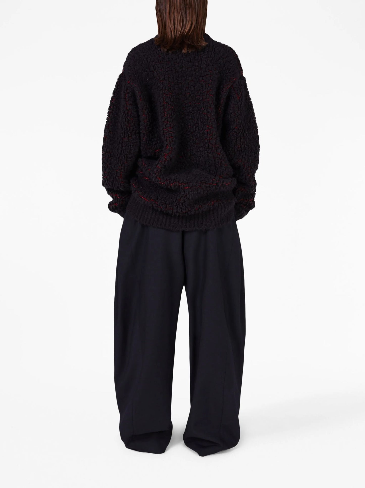 Pixel Horse jaquard wool jumper