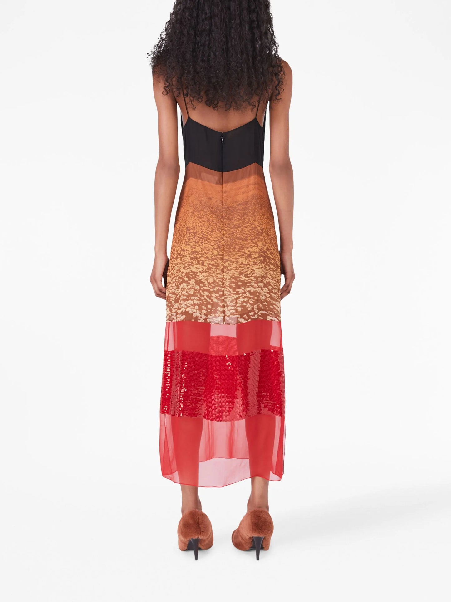Lucky Spot in Daisy Field silk dress