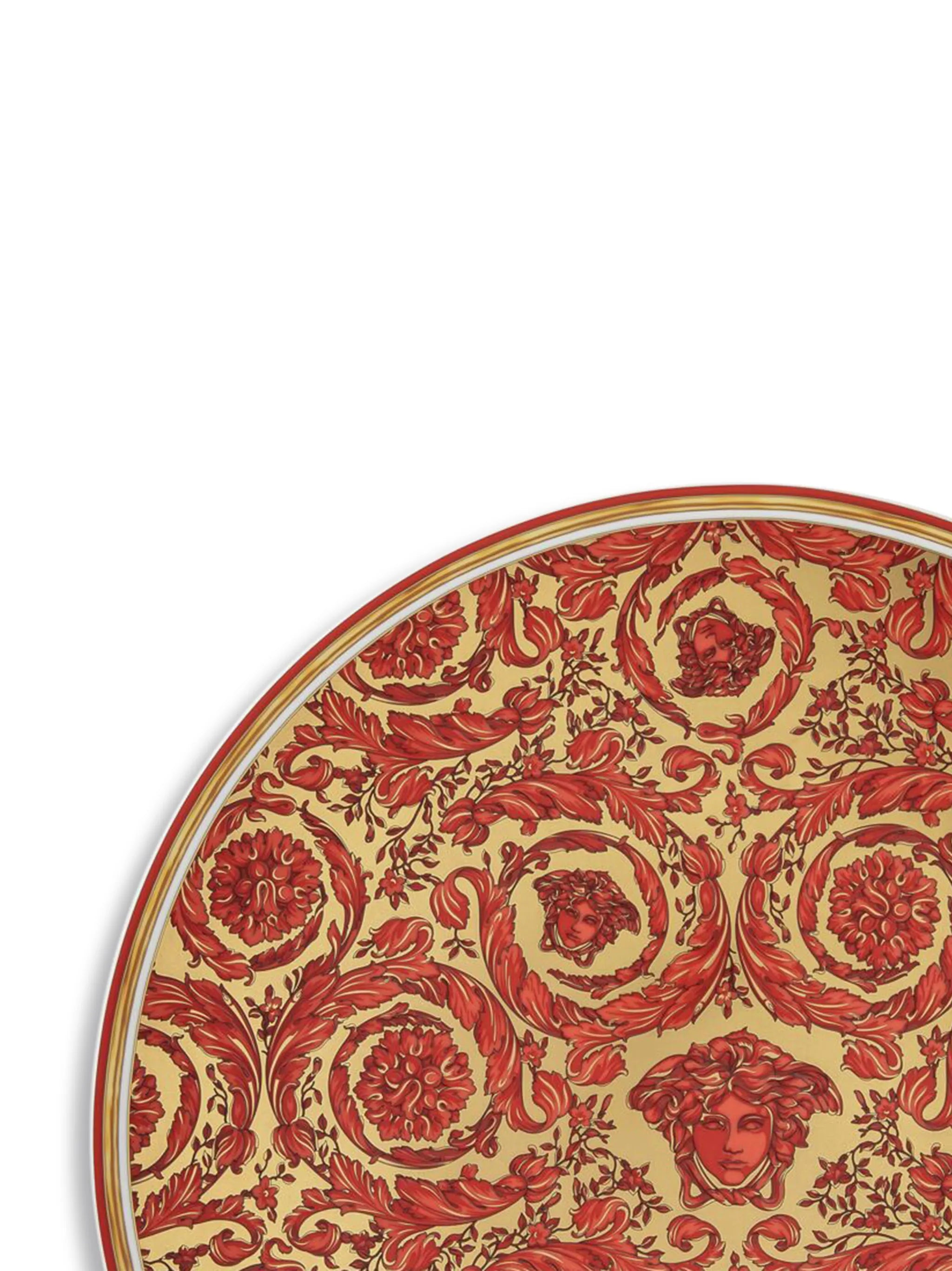 Medusa Garland porcelain plate