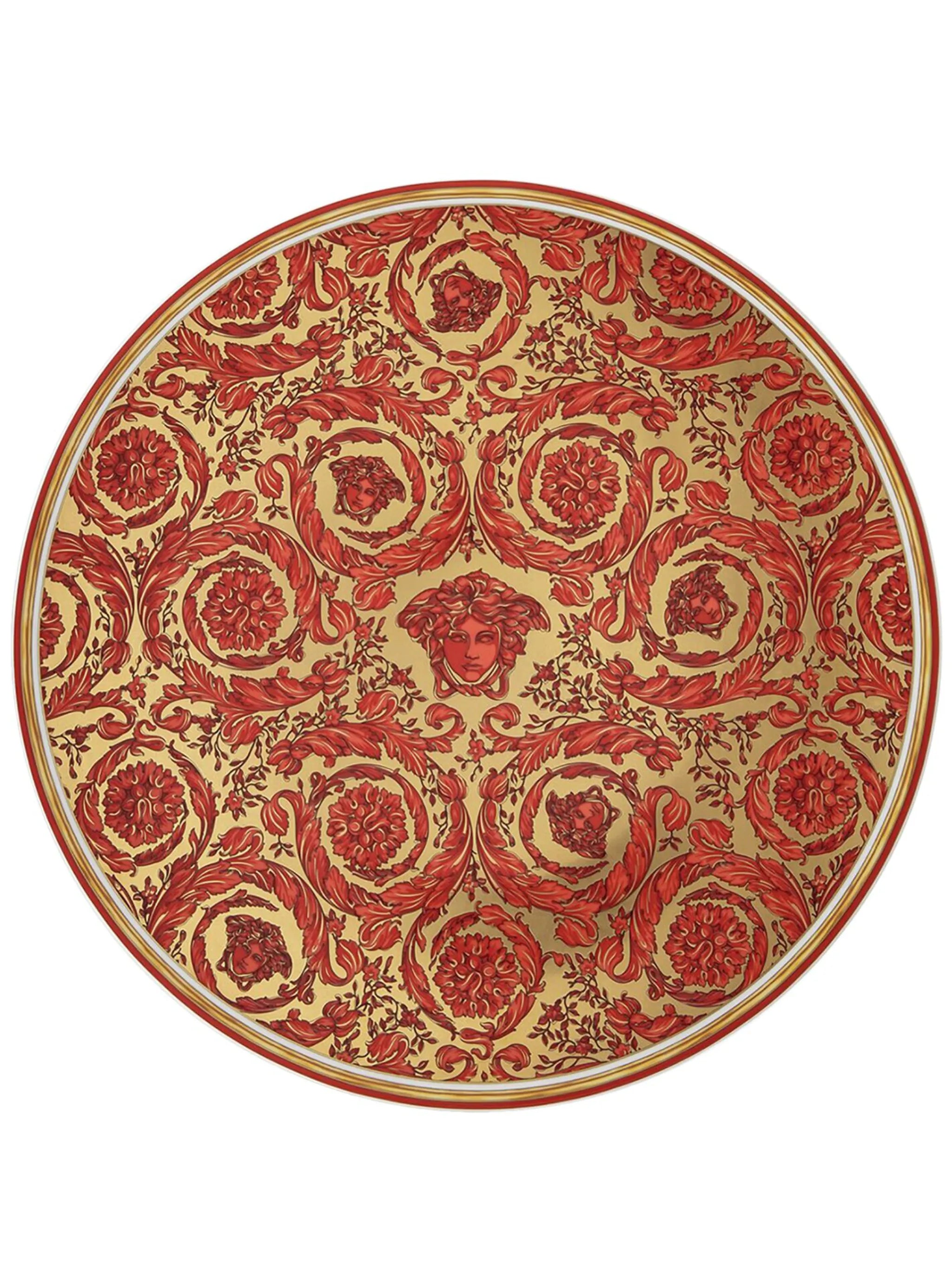 Medusa Garland porcelain plate