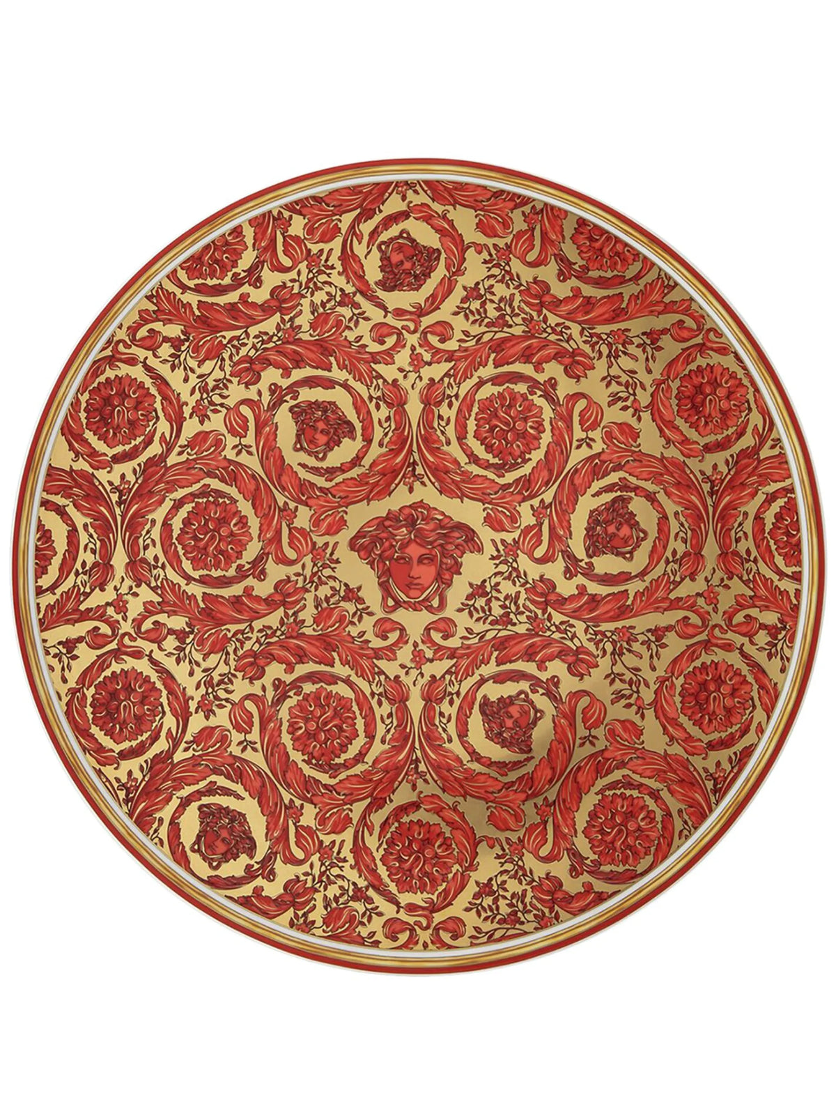 Medusa Garland porcelain plate