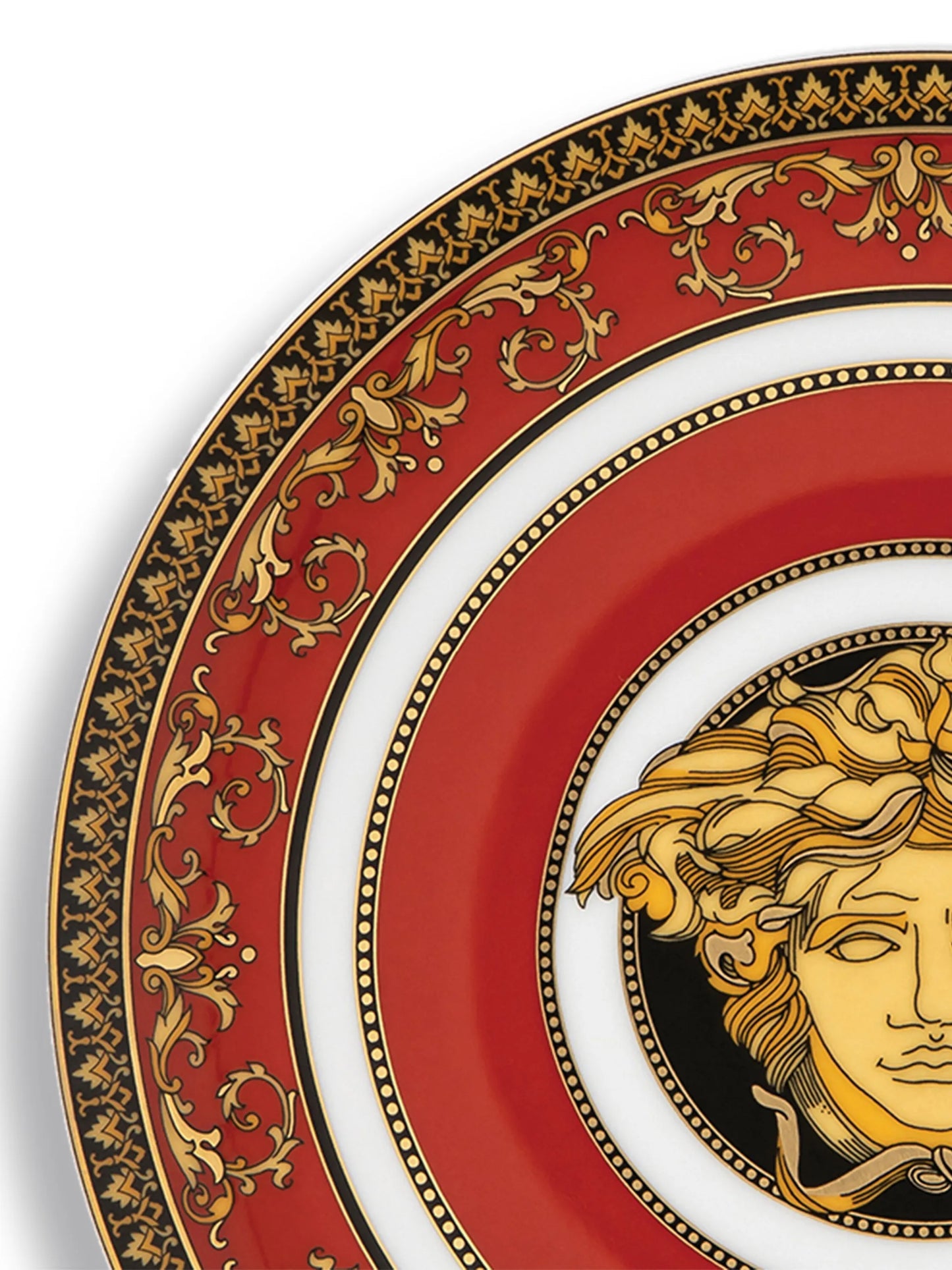 Medusa porcelain bread plate