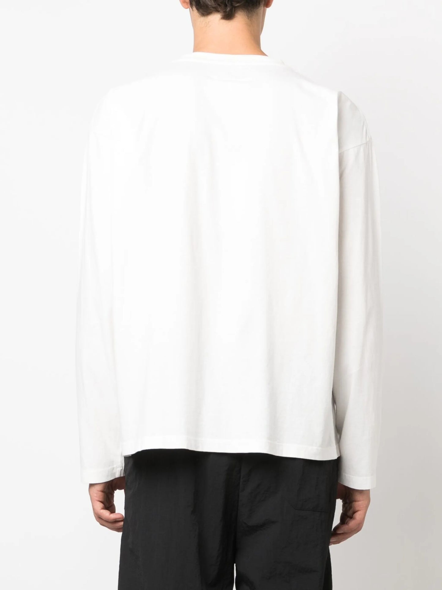 numbers-motif cotton T-shirt
