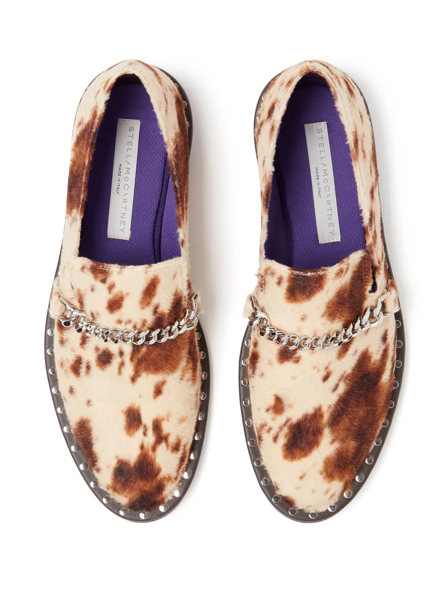 Falabella animal-print loafers