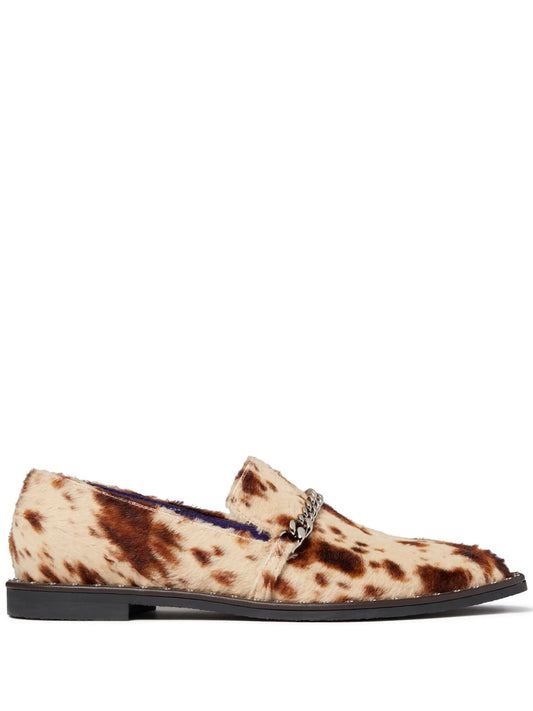 Falabella animal-print loafers