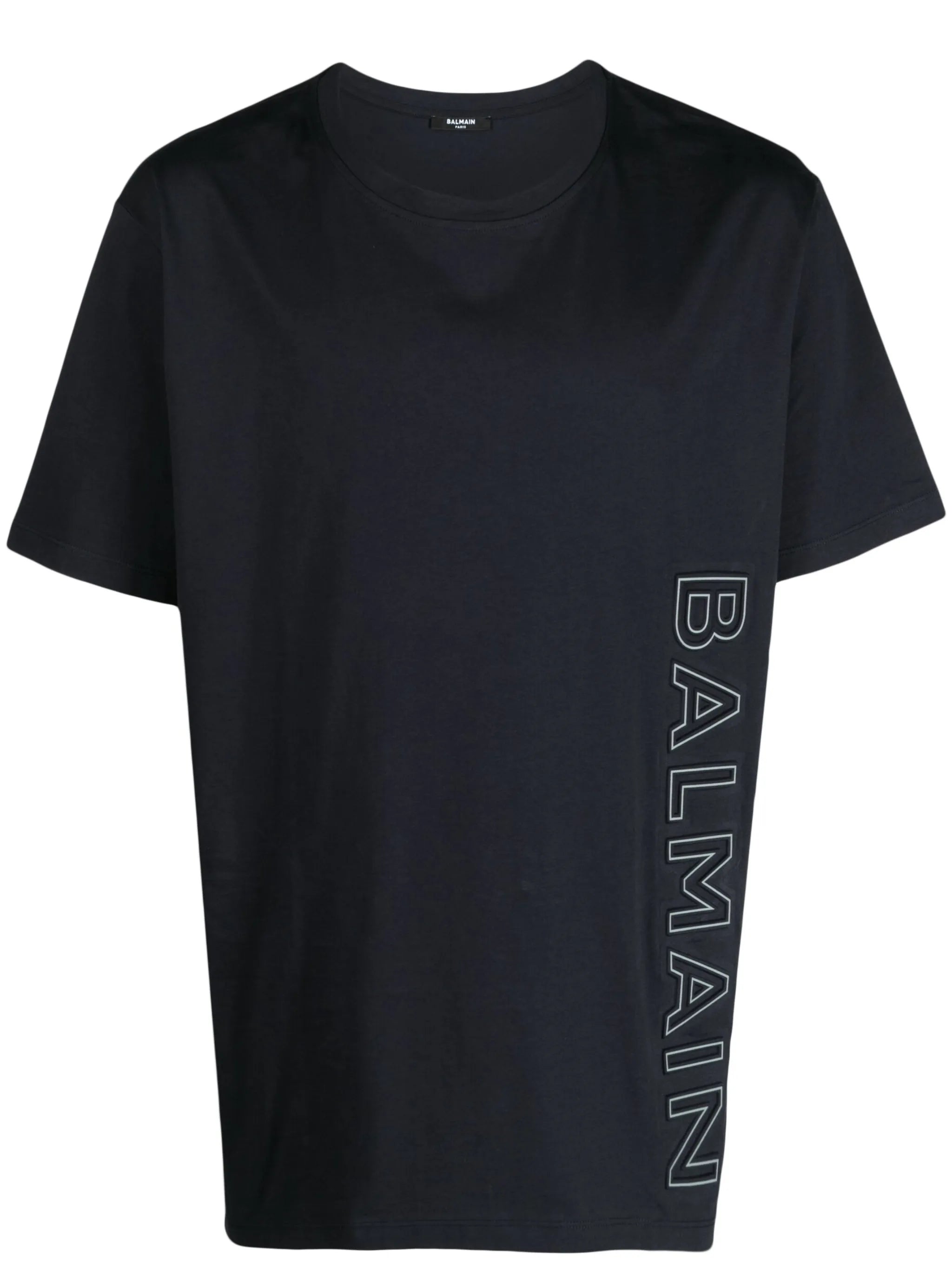 logo-embossed cotton T-shirt