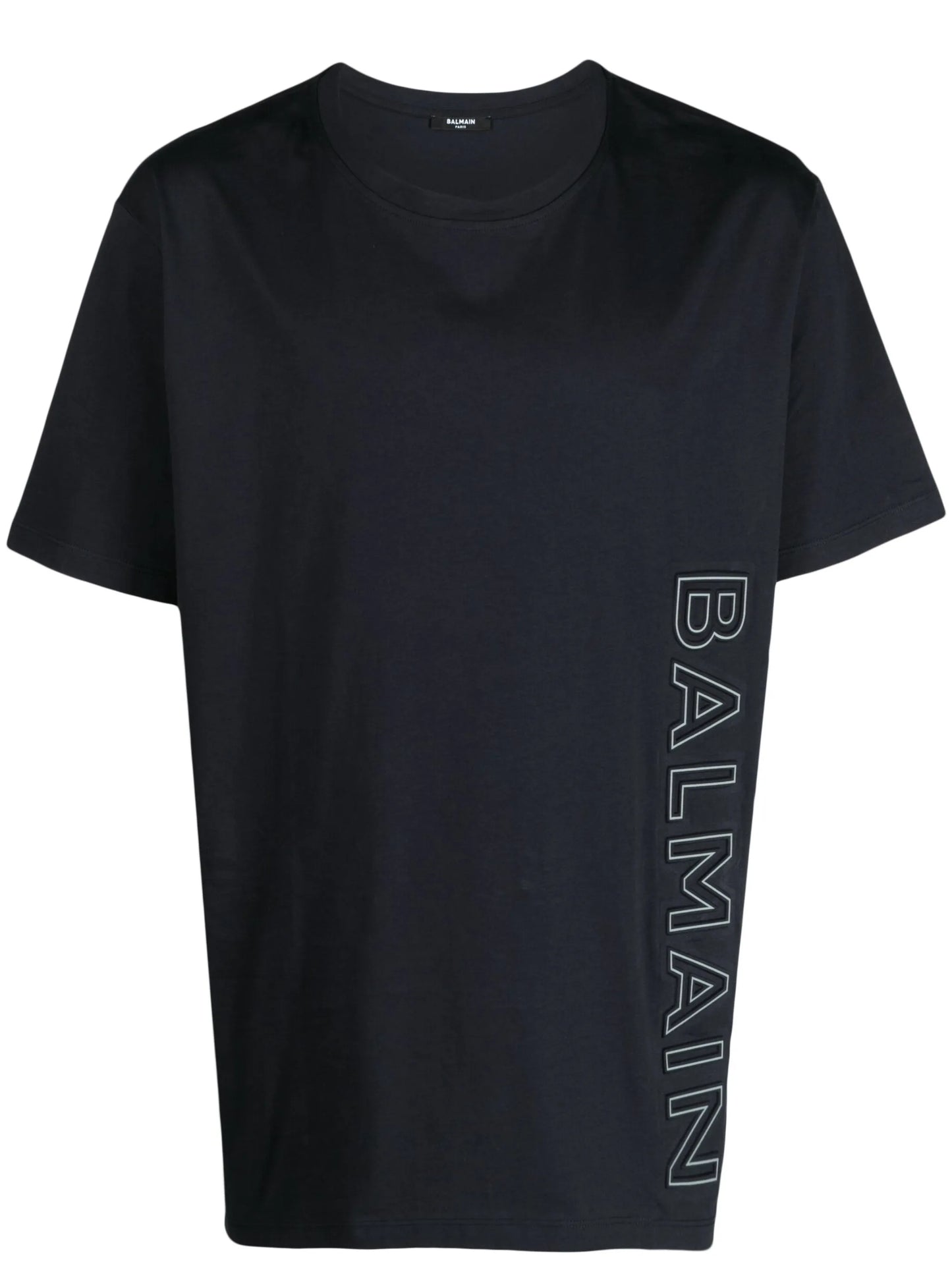 logo-embossed cotton T-shirt