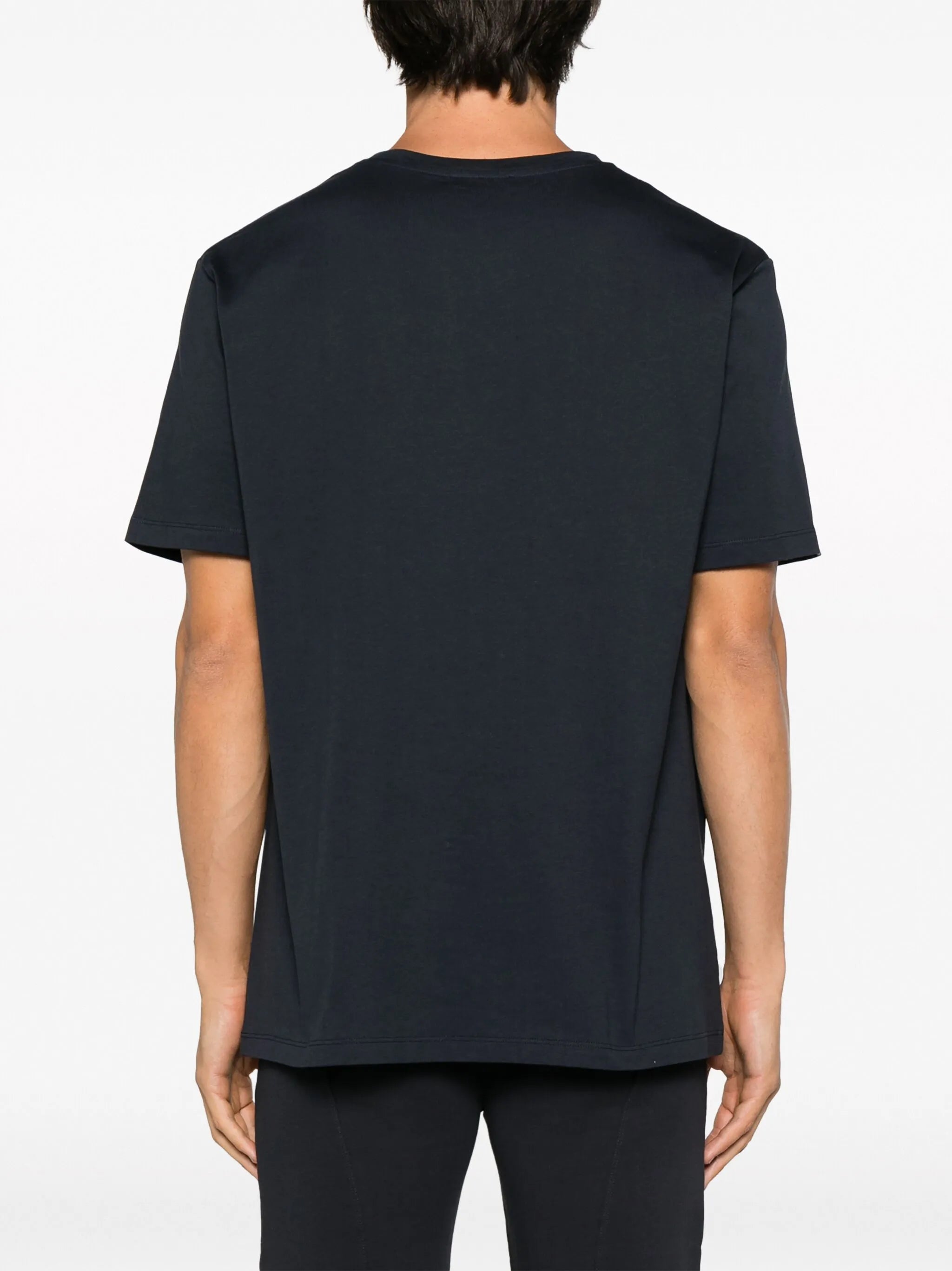 logo-embossed cotton T-shirt