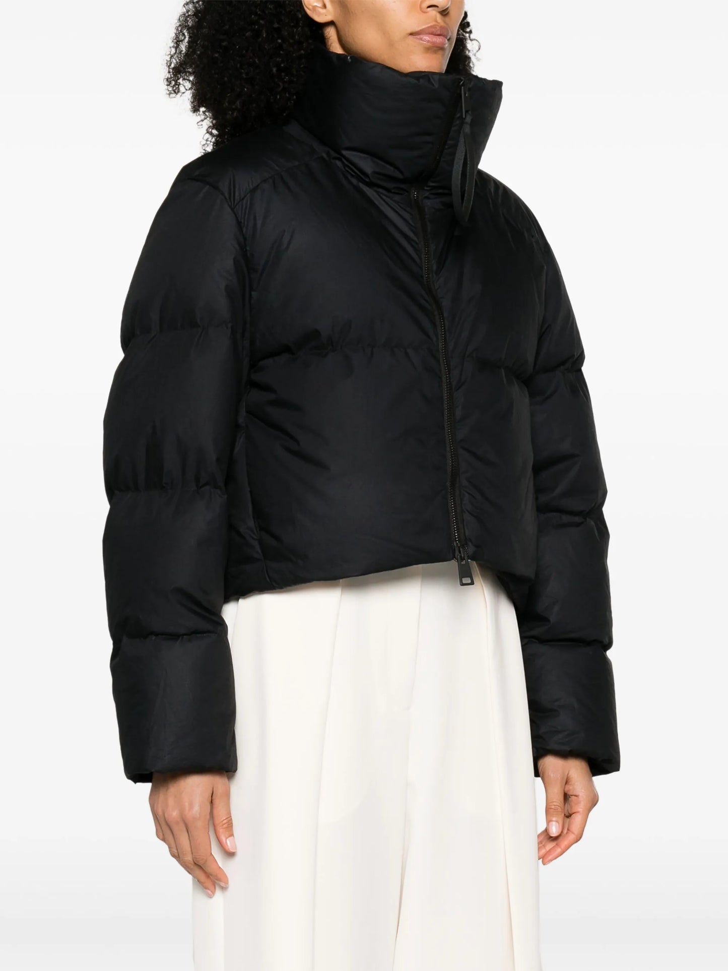 Garnet cropped puffer jacket