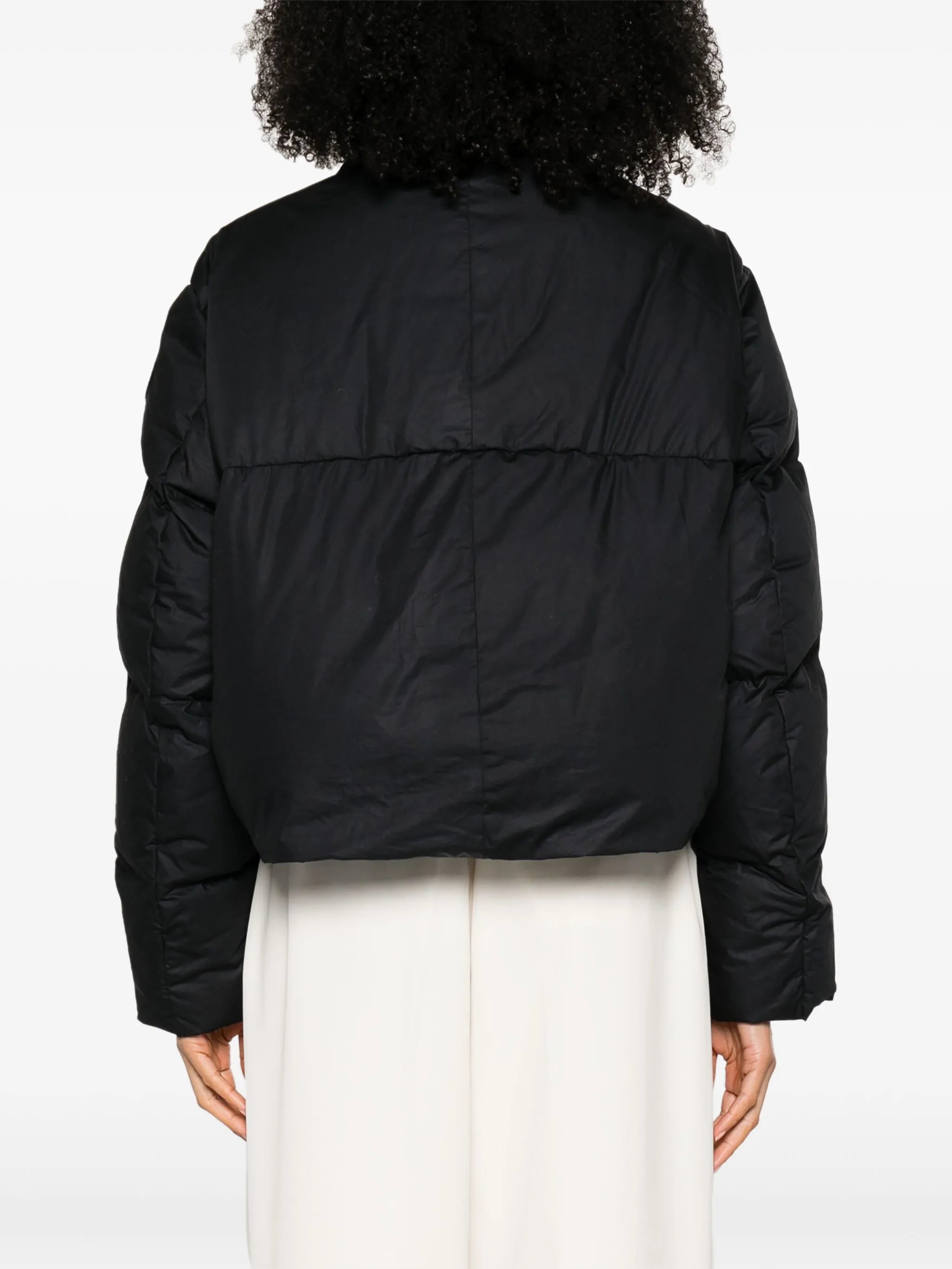 Garnet cropped puffer jacket