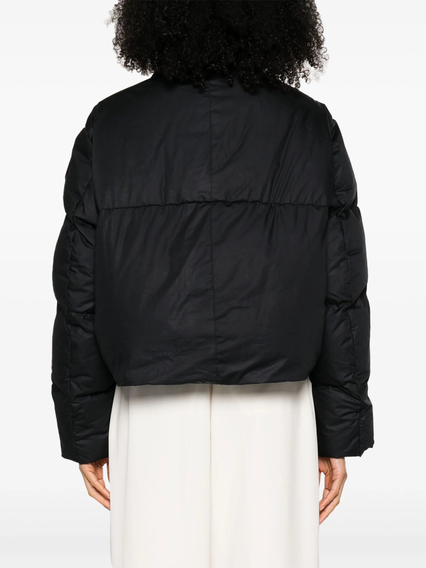 Garnet cropped puffer jacket