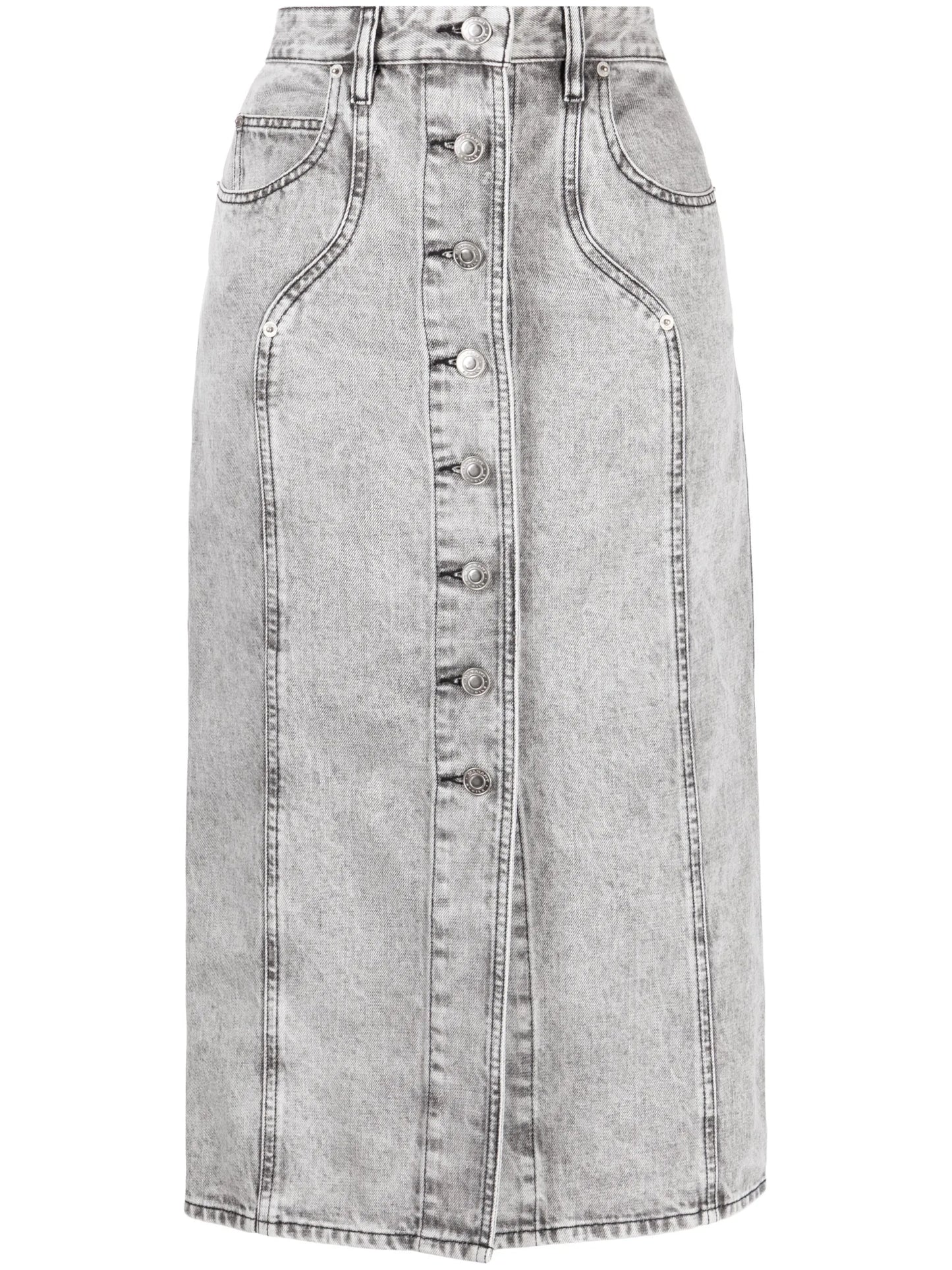 Vandy denim midi skirt