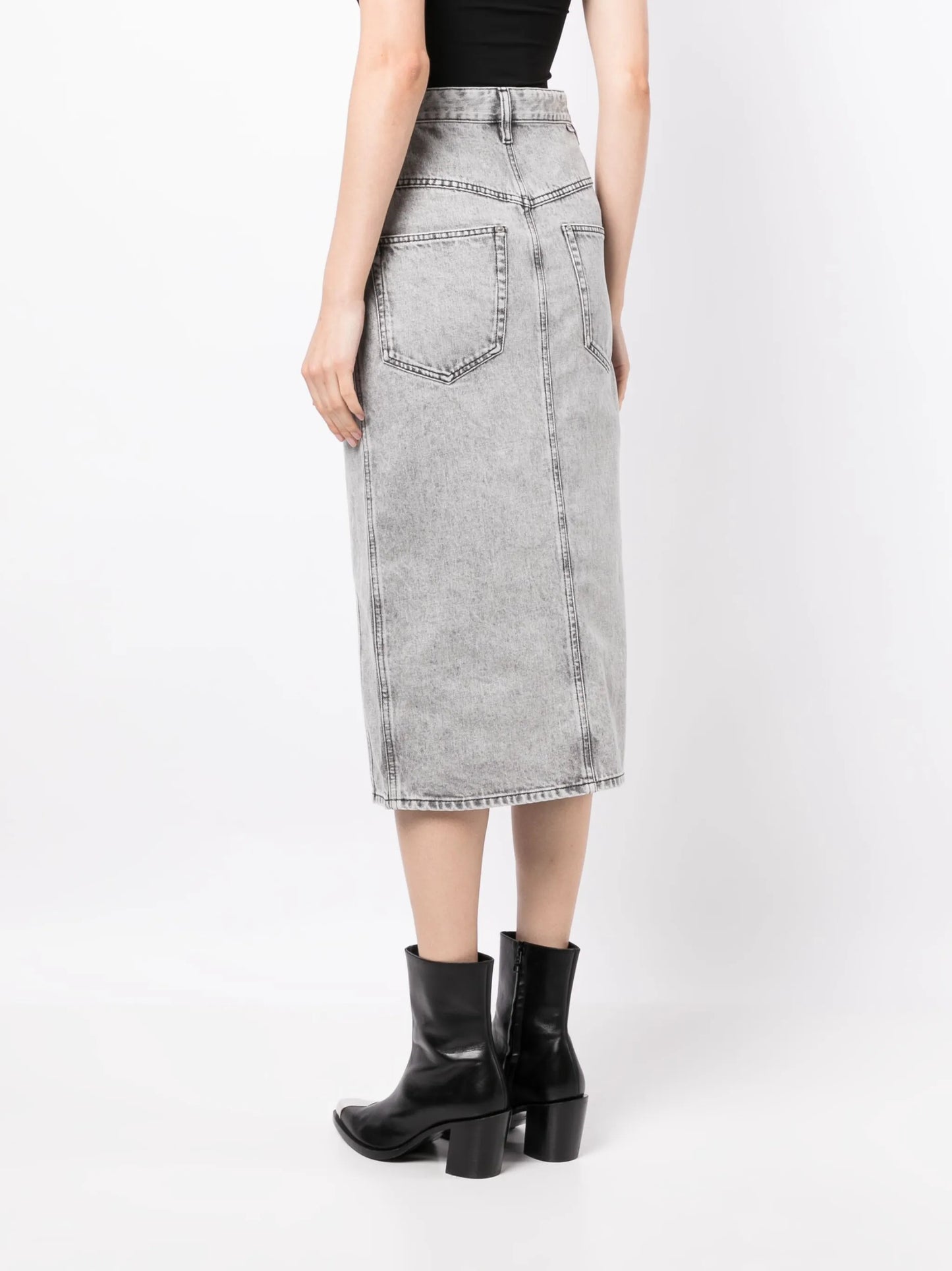 Vandy denim midi skirt