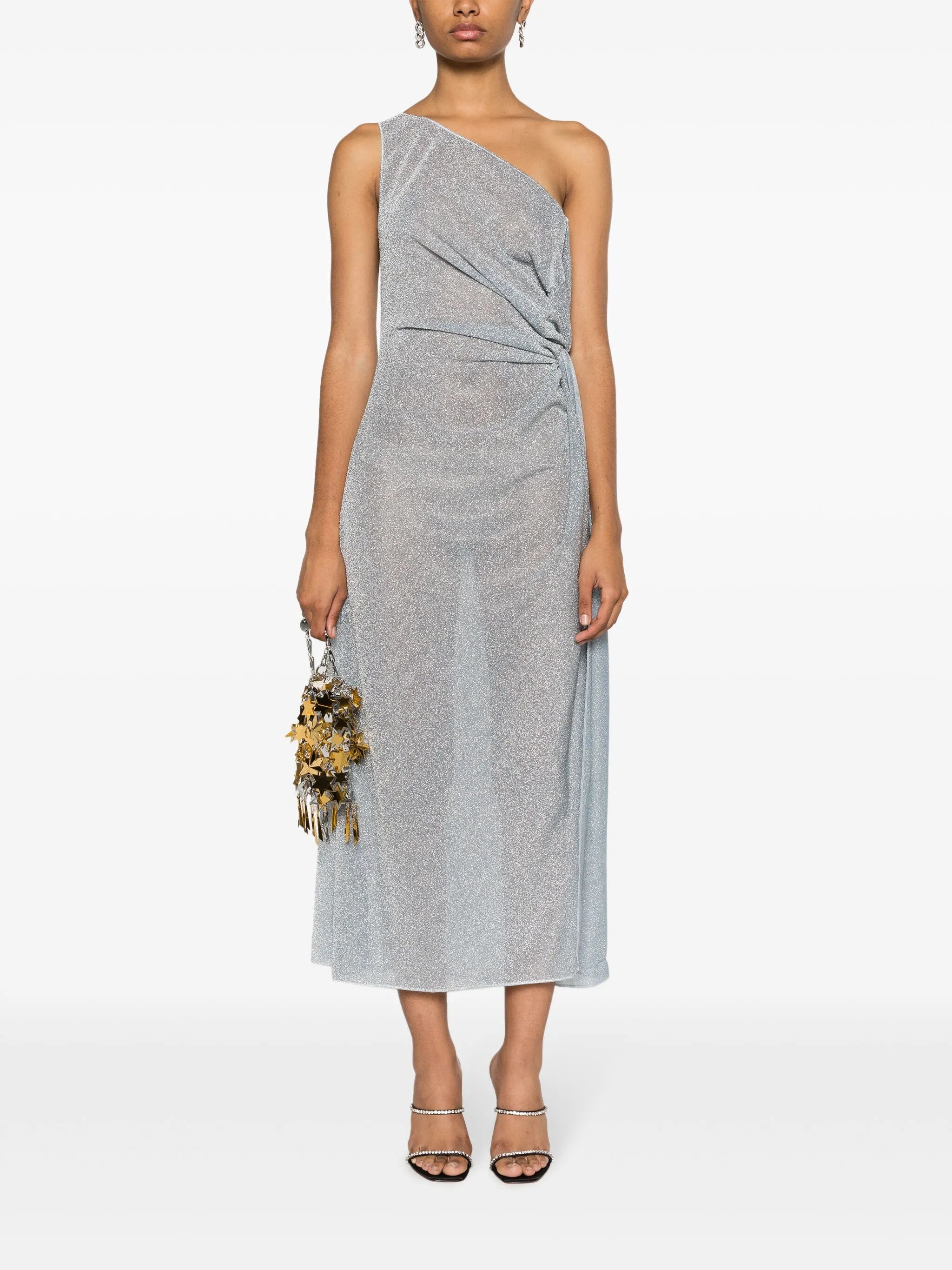 Lumière knot maxi dress