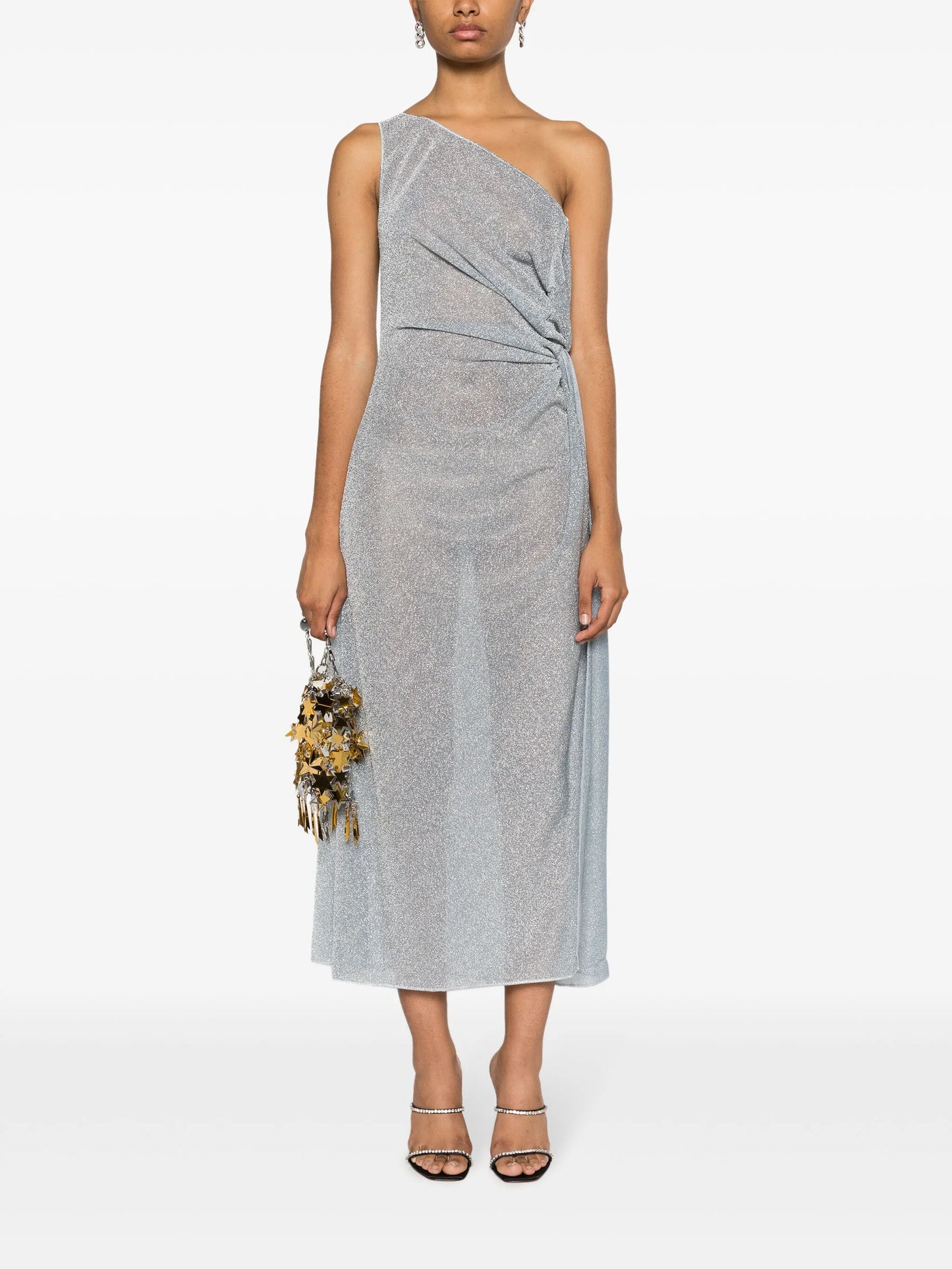 Lumière knot maxi dress