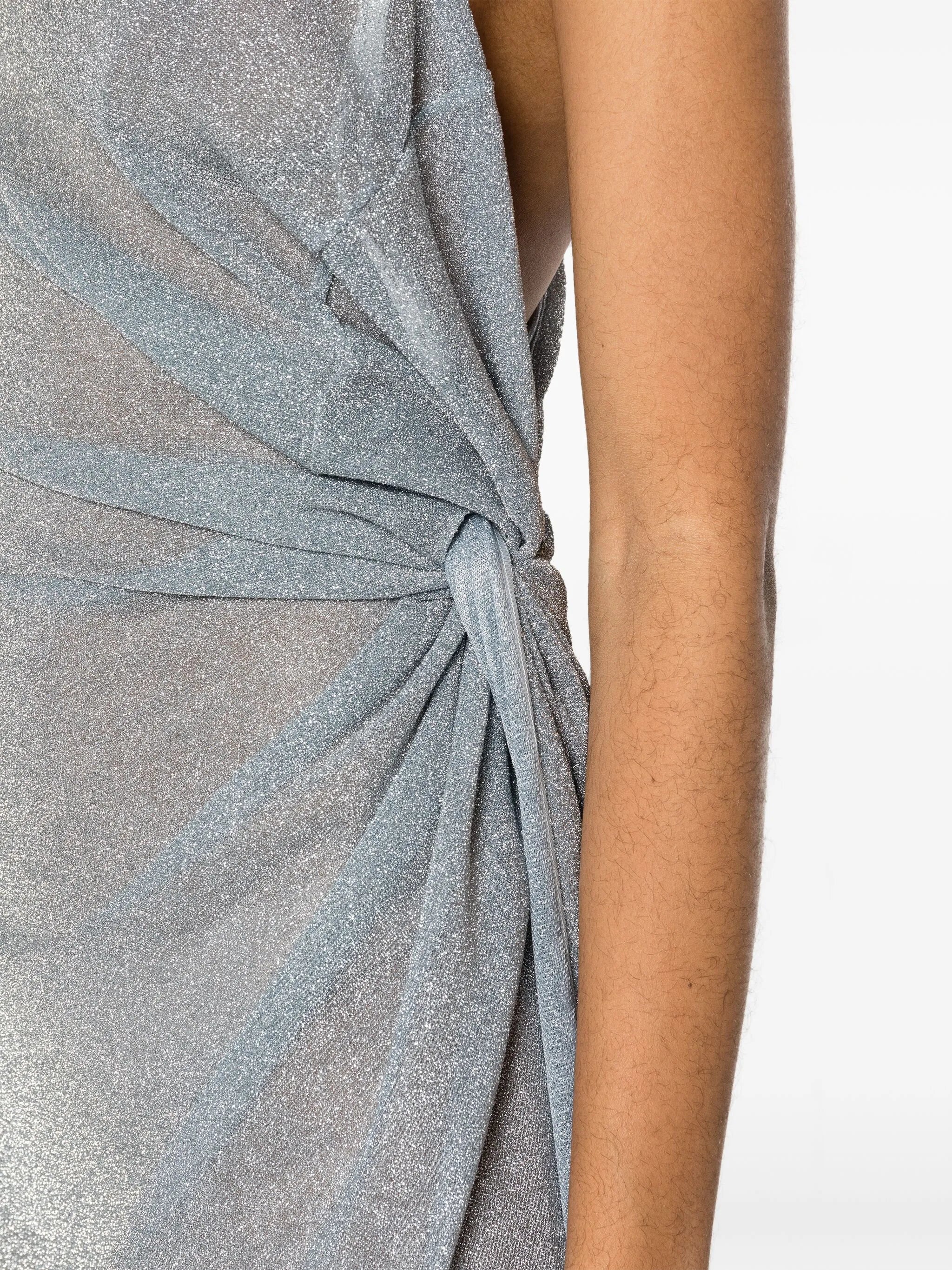 Lumière knot maxi dress