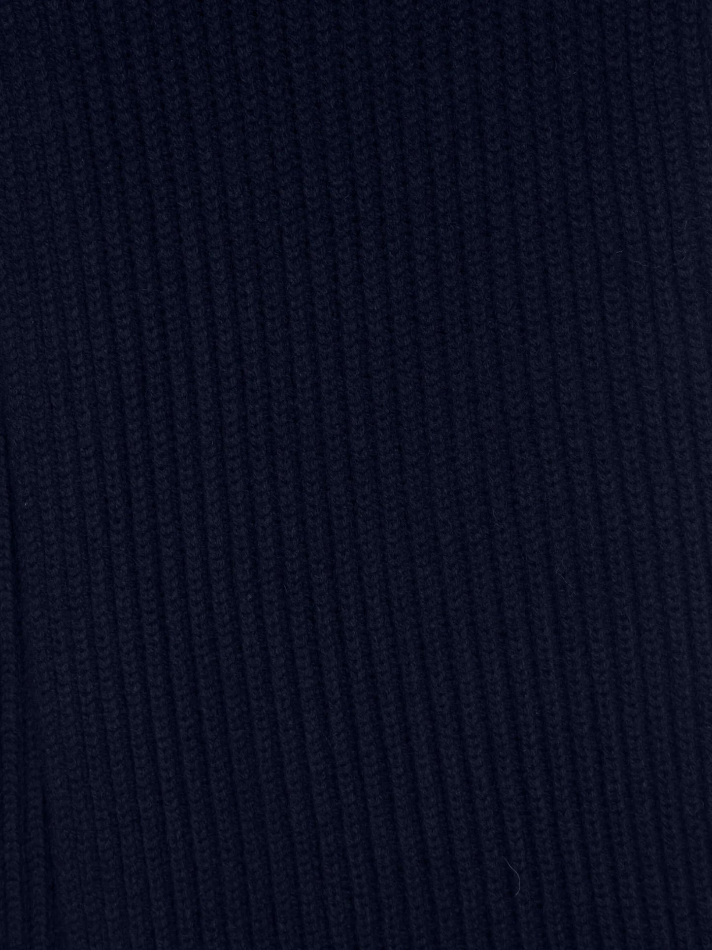 logo-patch ribbed-knit scarf