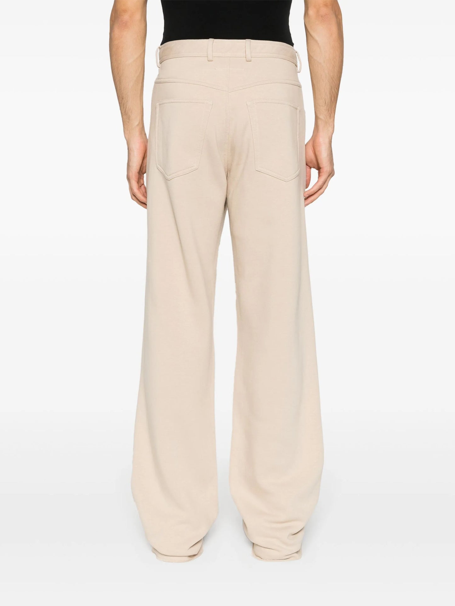 logo-embroidered wide-leg trousers