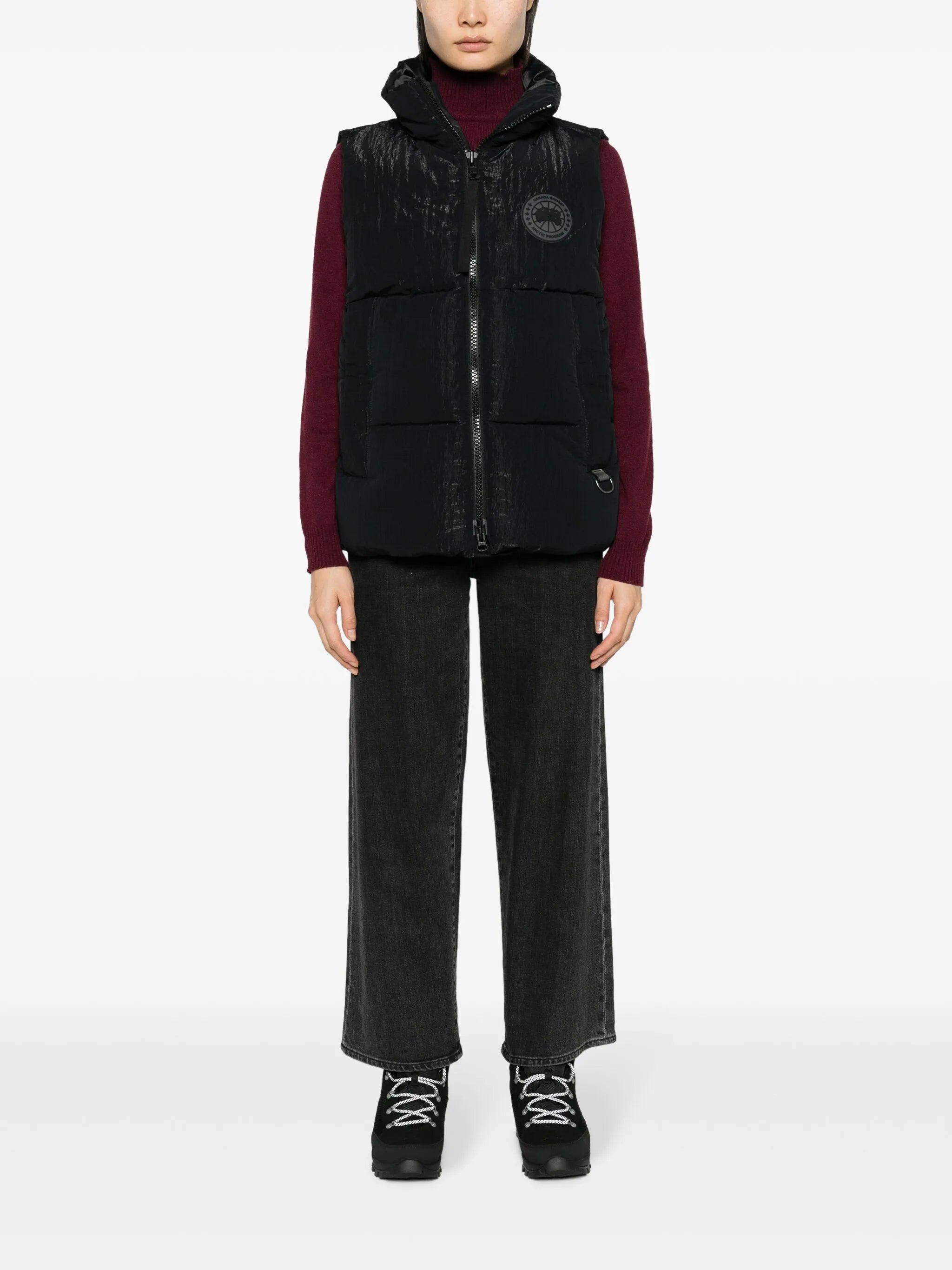 Everett logo-patch gilet
