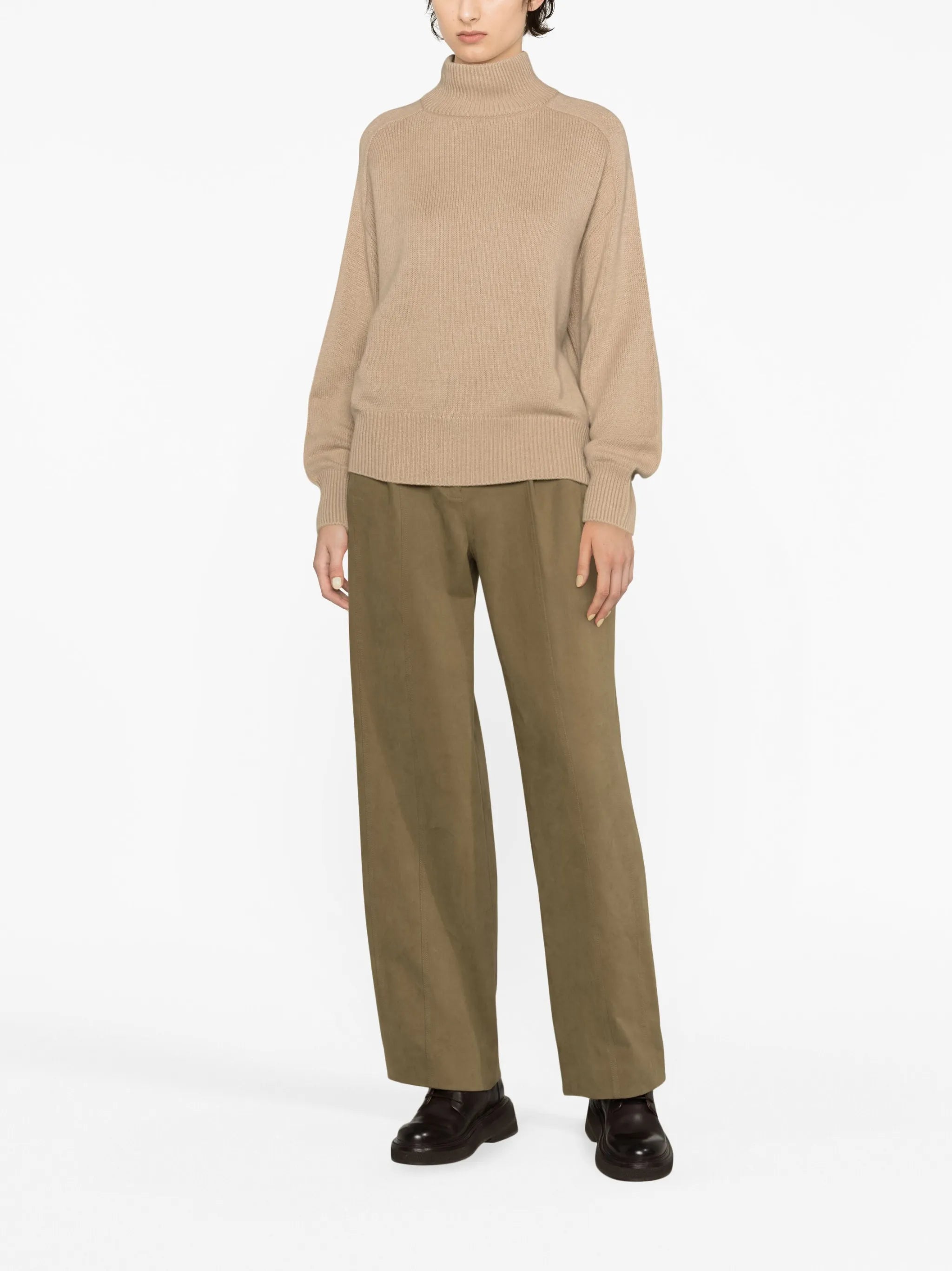 Baysville turtleneck wool jumper