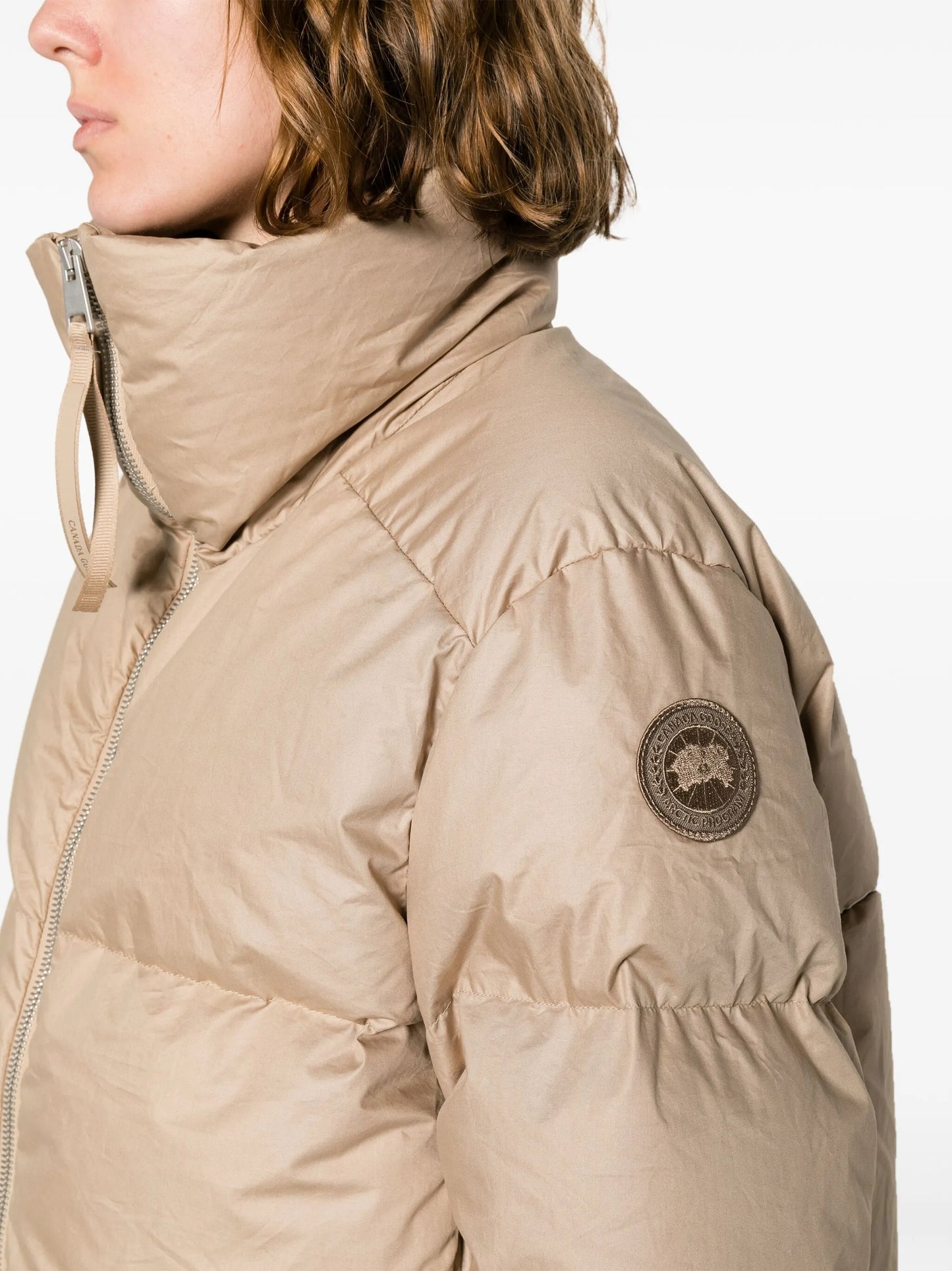 Garnet cropped puffer jacket