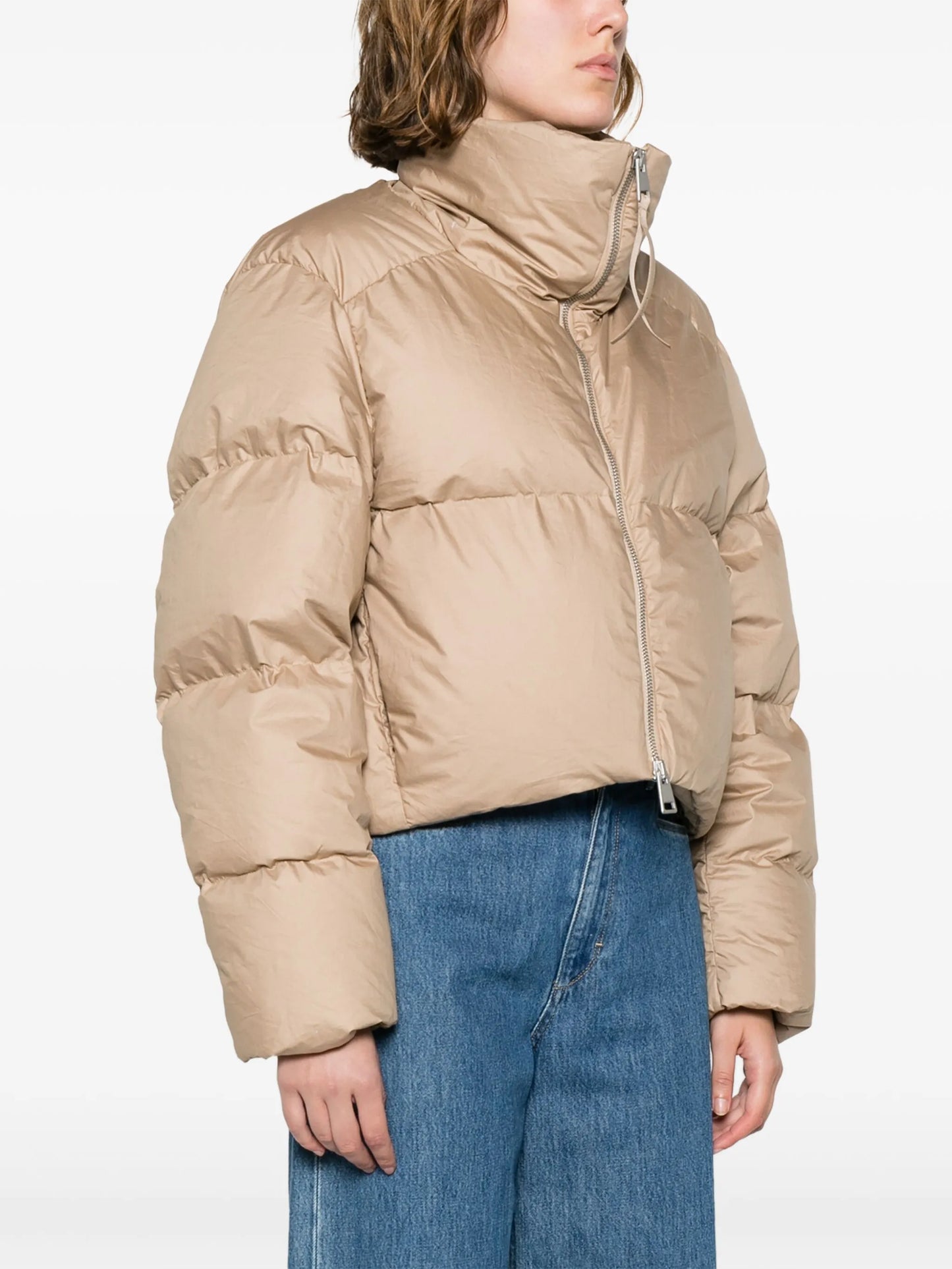 Garnet cropped puffer jacket