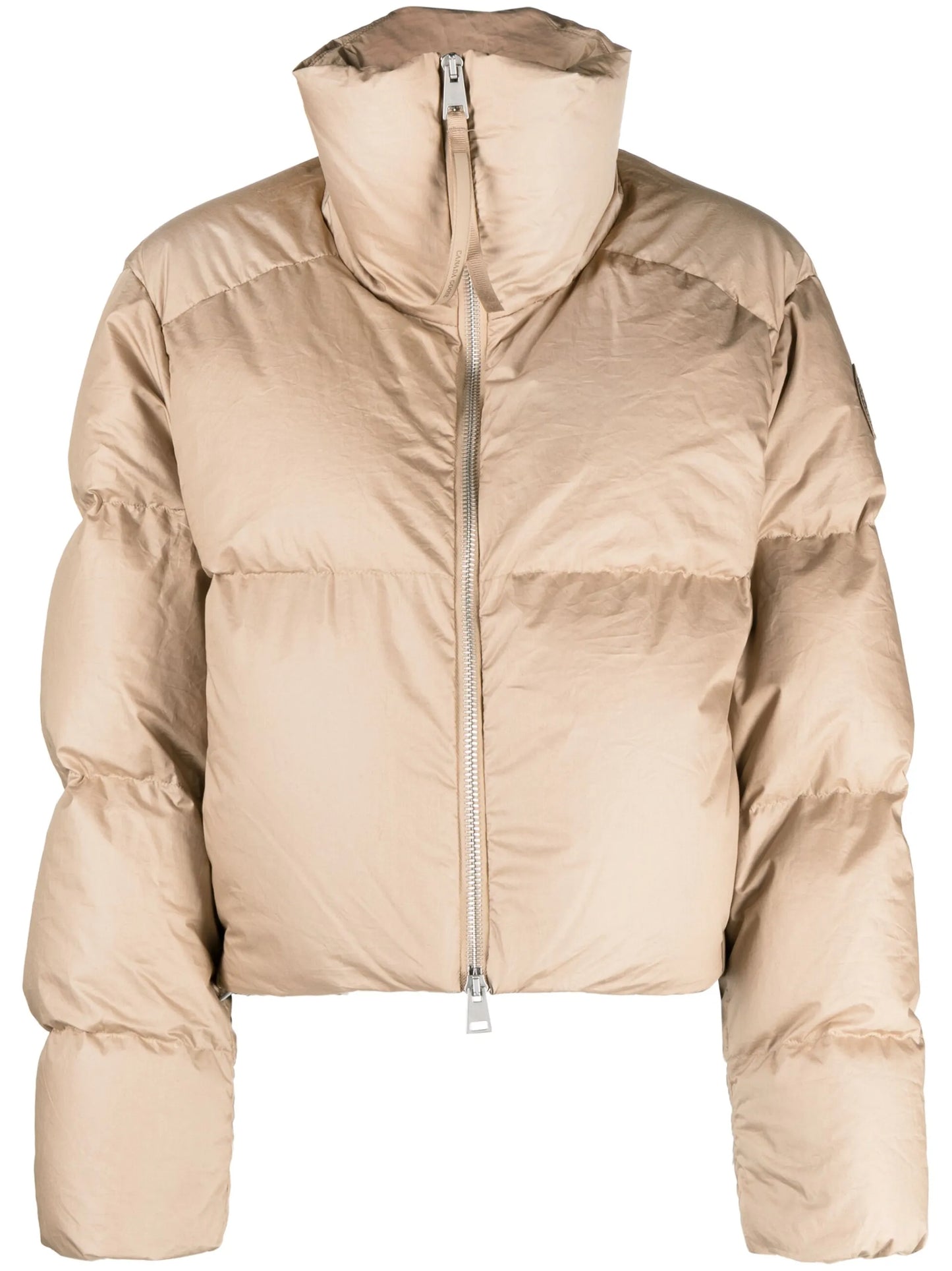 Garnet cropped puffer jacket