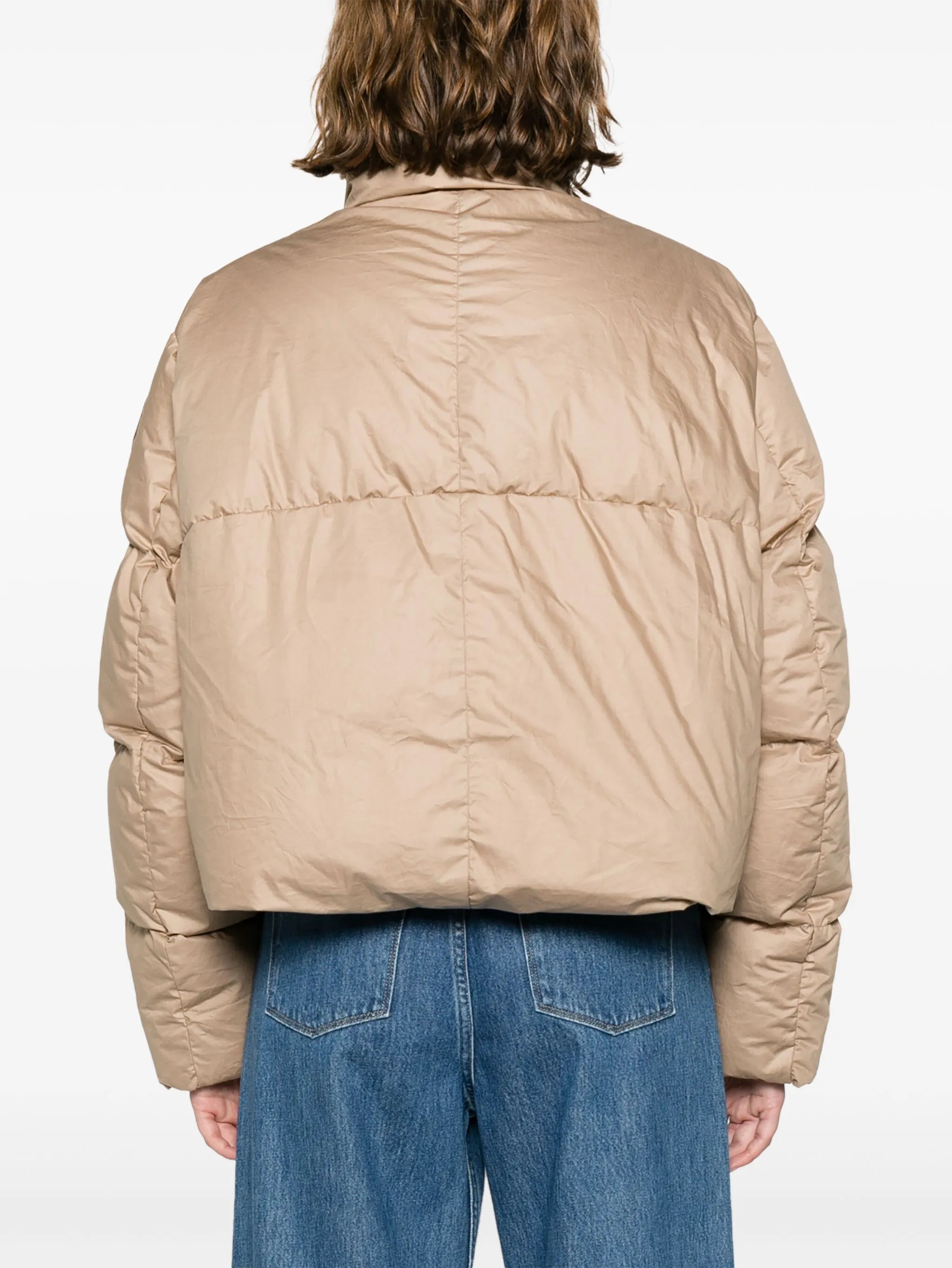 Garnet cropped puffer jacket