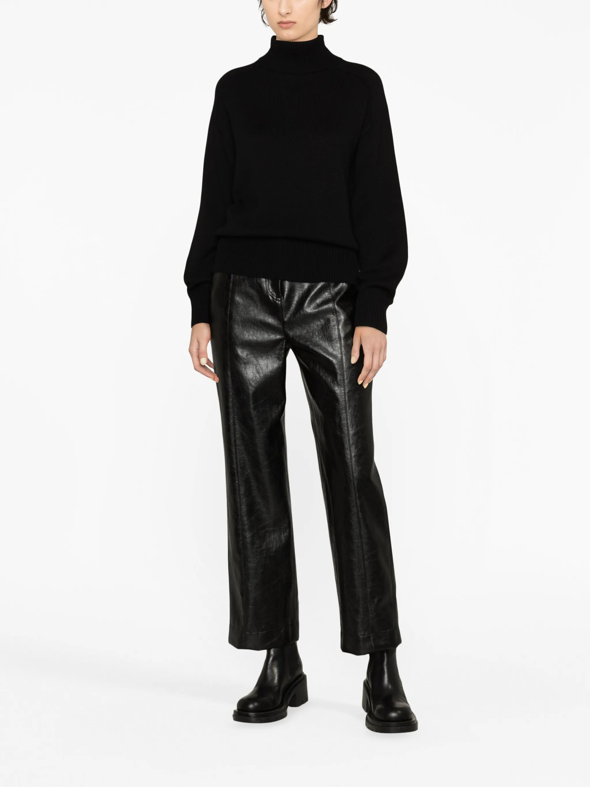 Baysville turtleneck wool jumper