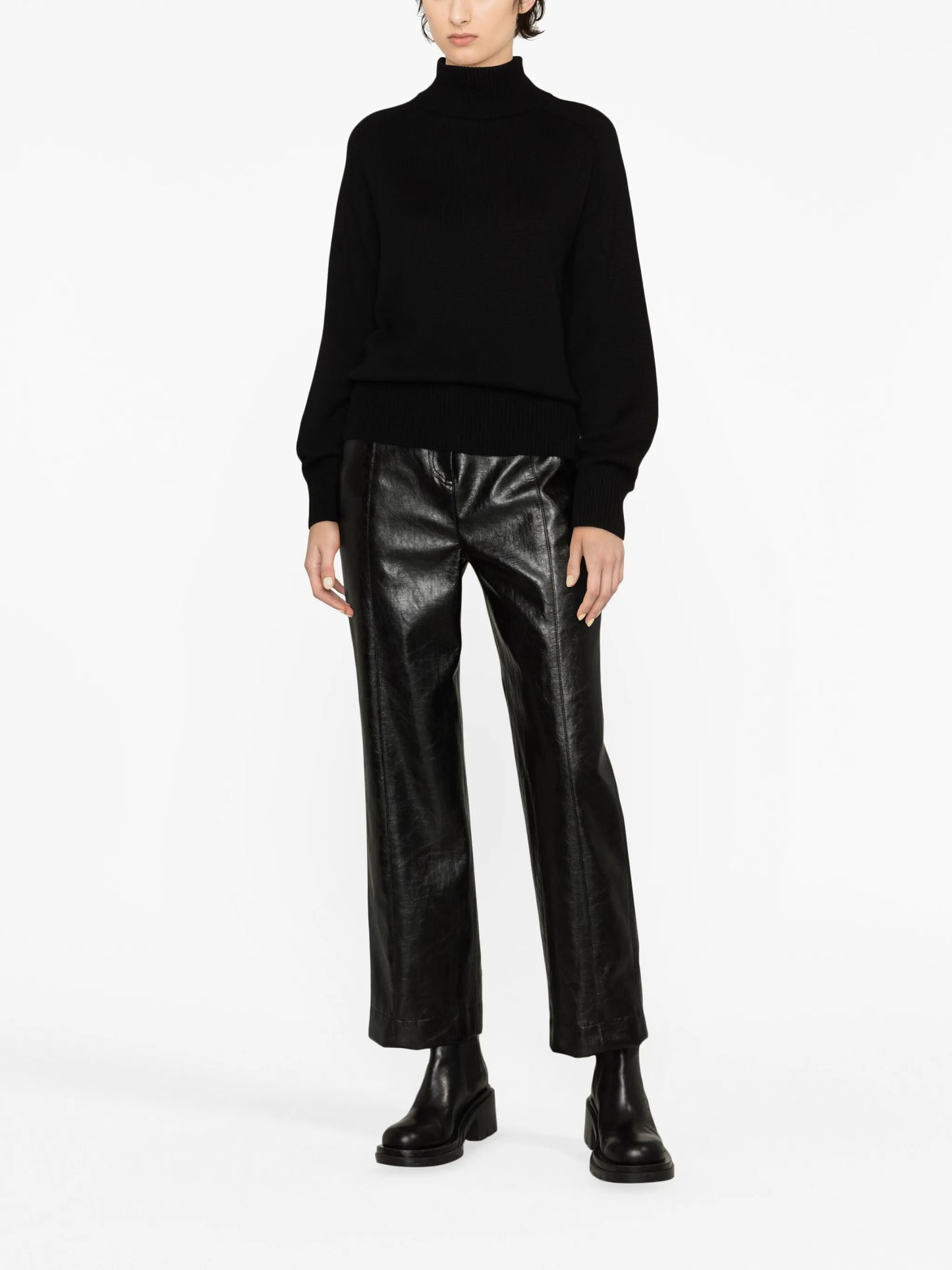 Baysville turtleneck wool jumper