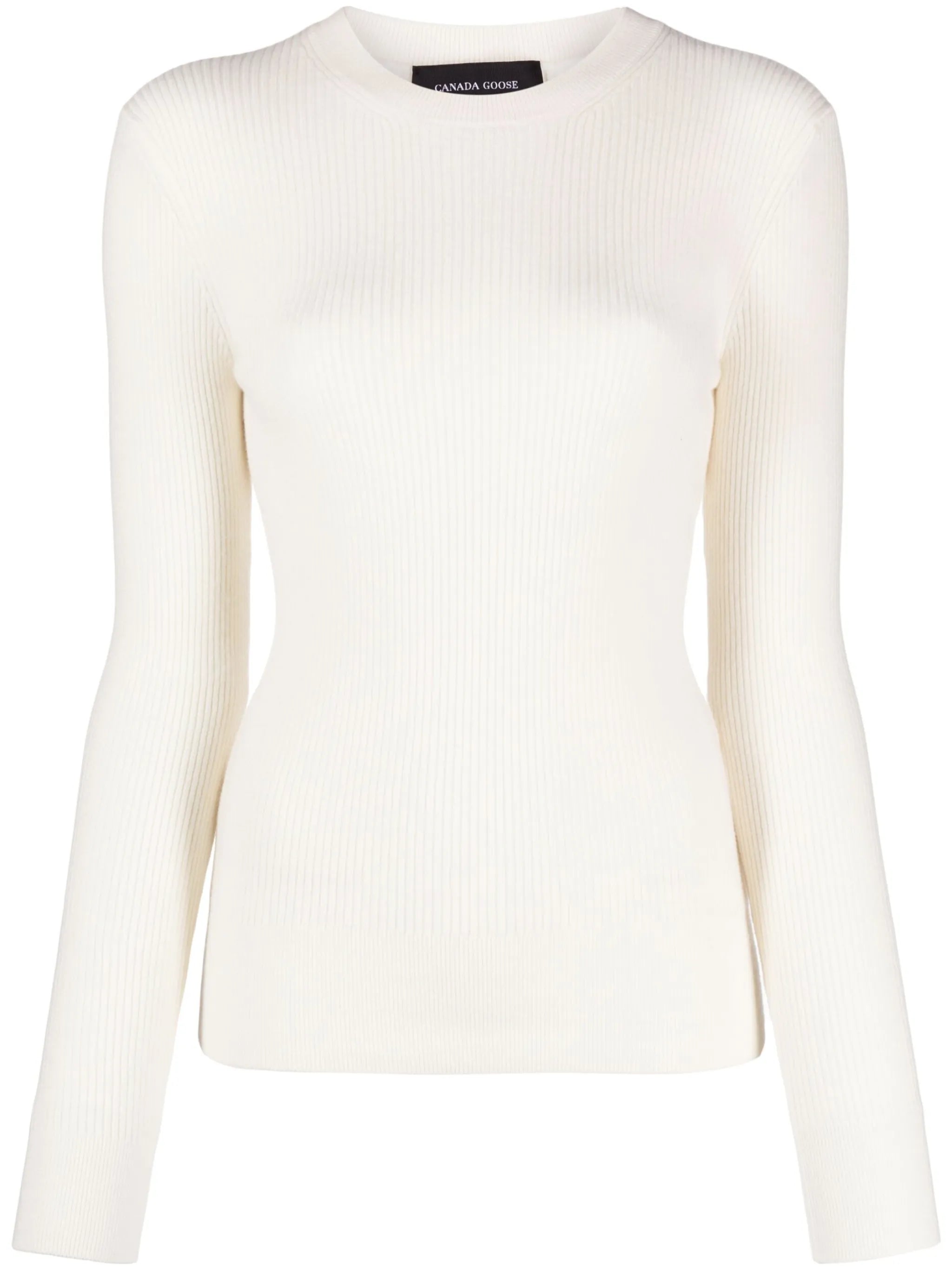 Georgian crew neck wool jumper